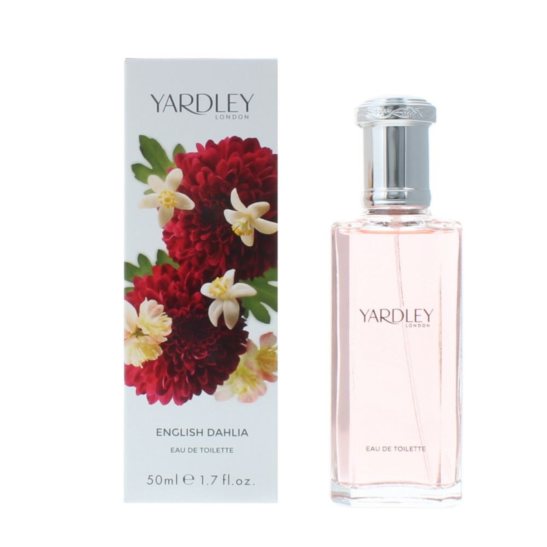 + VAT Brand New Yardley English Dahlia 50ml EDT Spray