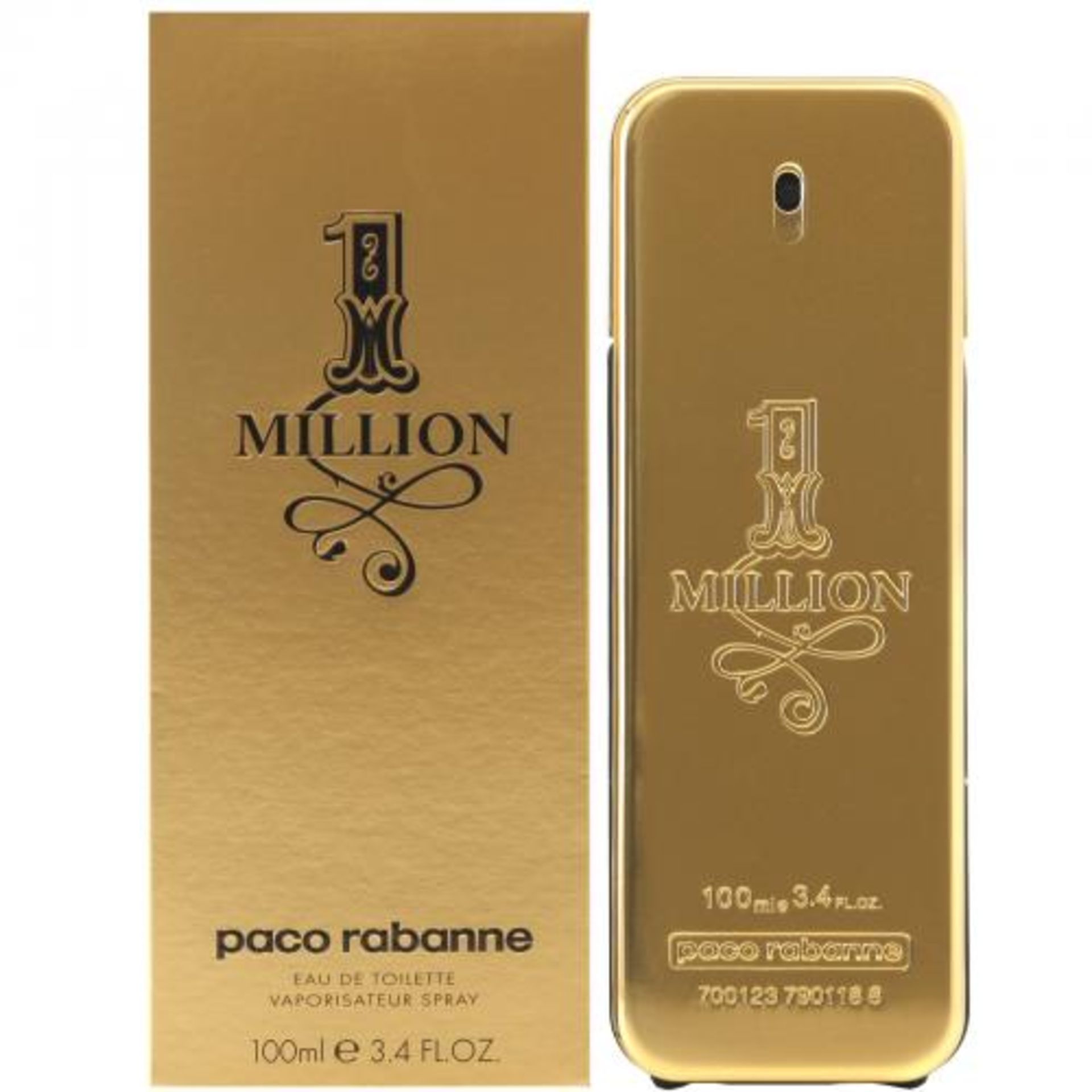 + VAT Brand New Paco Rabanne One Million 100ml EDT Spray