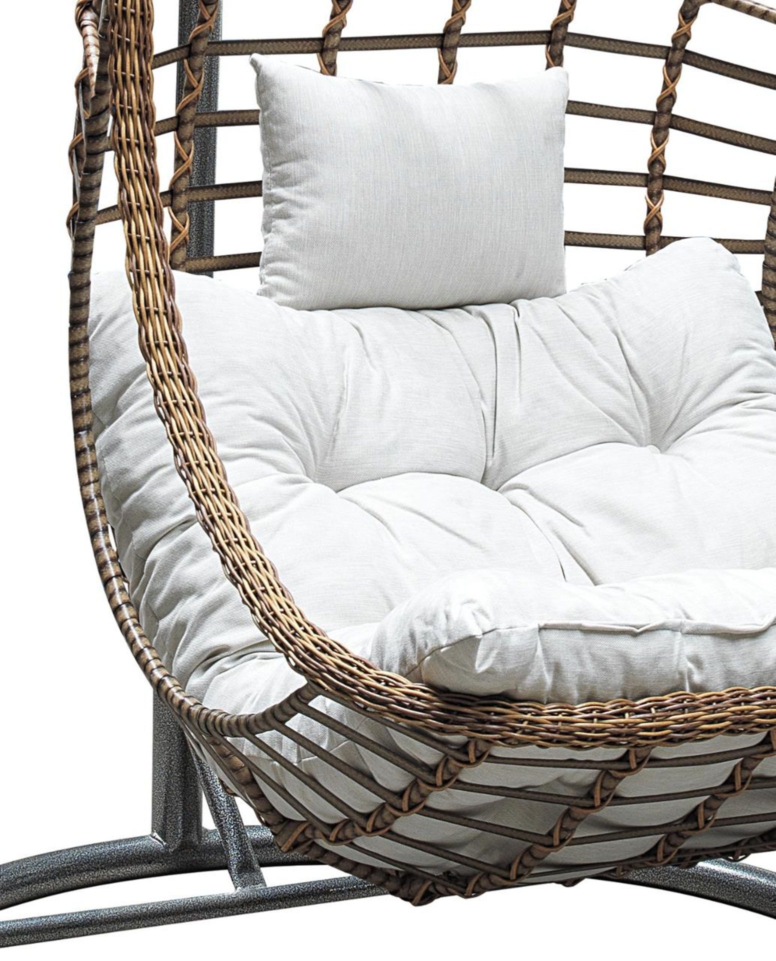 + VAT Brand New SRP £299.99 The Chelsea Garden Co "St Tropez" Luxury Rattan Light Brown/Tan Large - Image 2 of 2