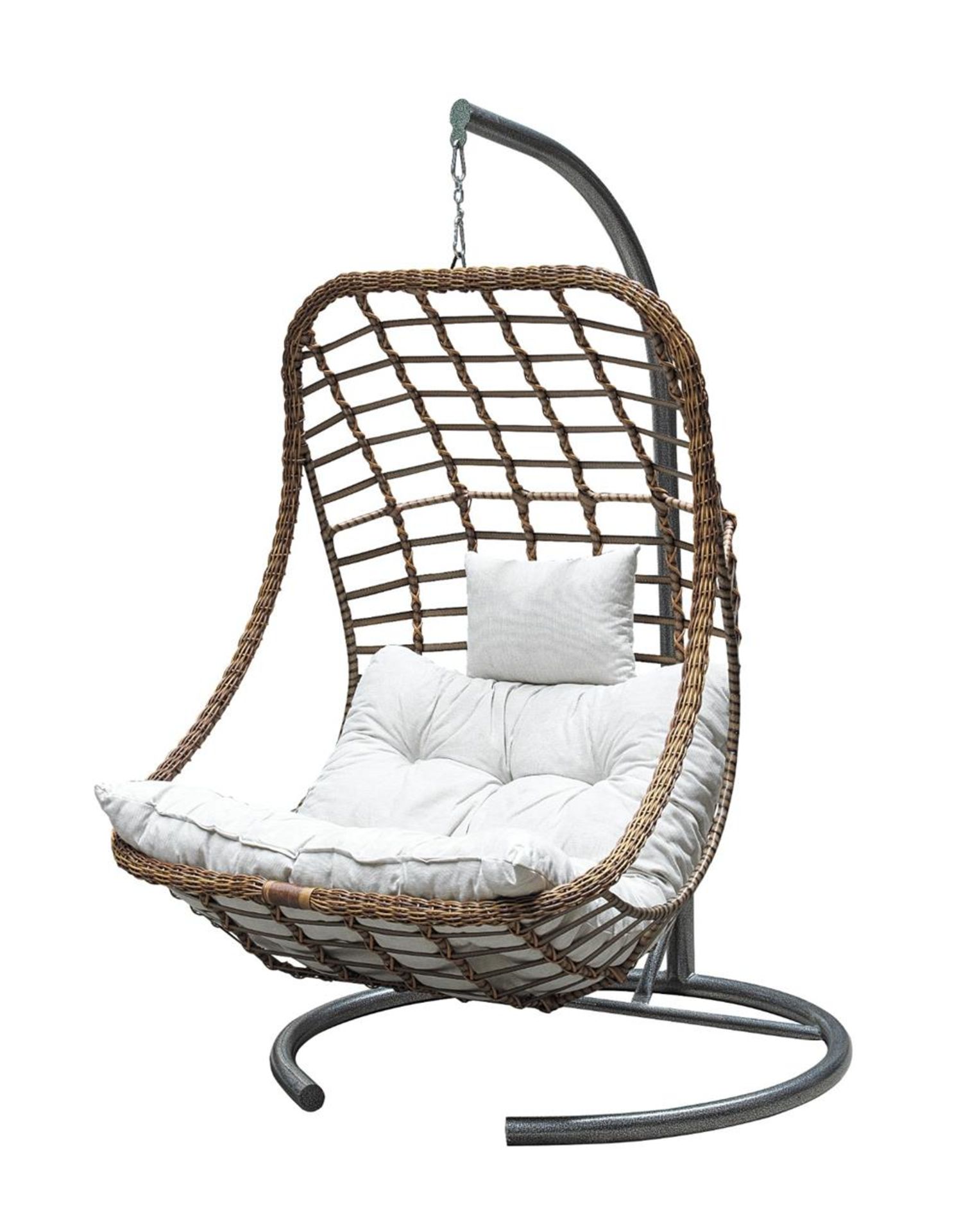 + VAT Brand New SRP £299.99 The Chelsea Garden Co "St Tropez" Luxury Rattan Light Brown/Tan Large