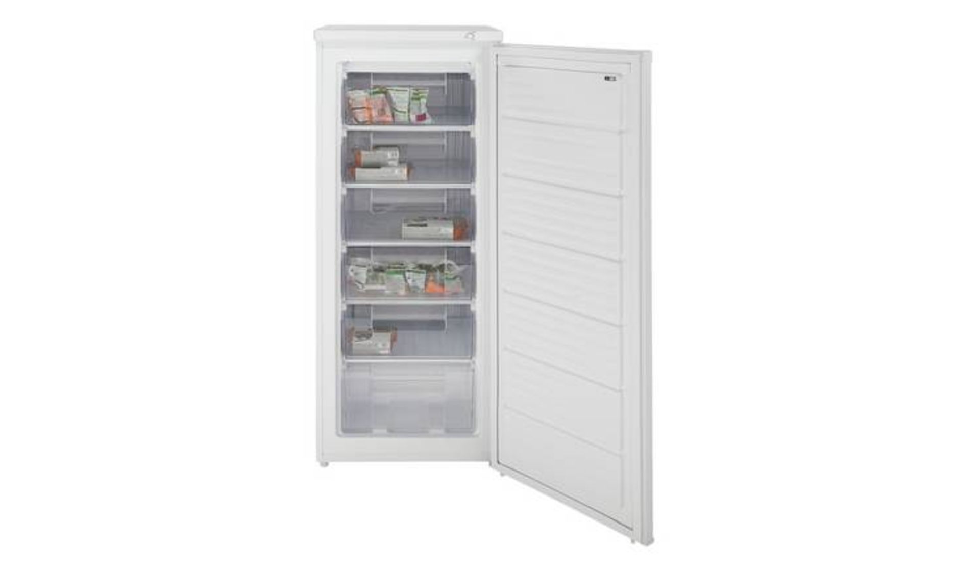 + VAT Grade A/B Bush M55TFW20 Tall Freezer - 163 Litre Capacity - Six Storage Compartments - A+ - Image 2 of 2