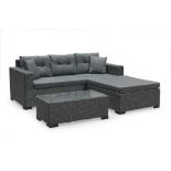 + VAT Brand New SRP £1349.99 The Chelsea Garden Co "Monaco" Range Grey Modular Corner Sofa Set With