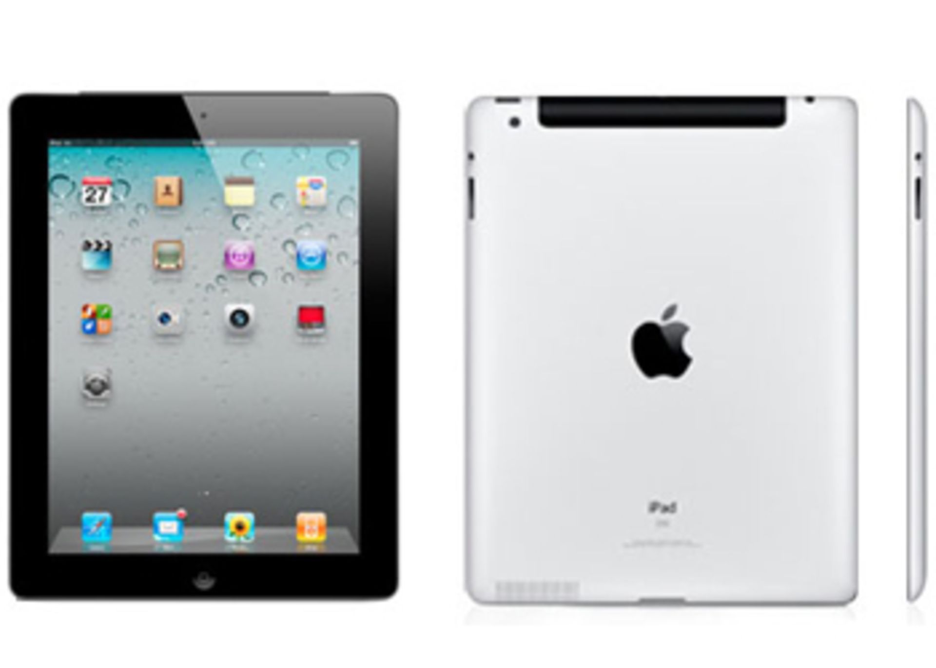 + VAT Grade B Apple Ipad 2 16Gb Wi-fi and 3G Black - 1Gb Ram - 9.7 Inch Display - Unit Only