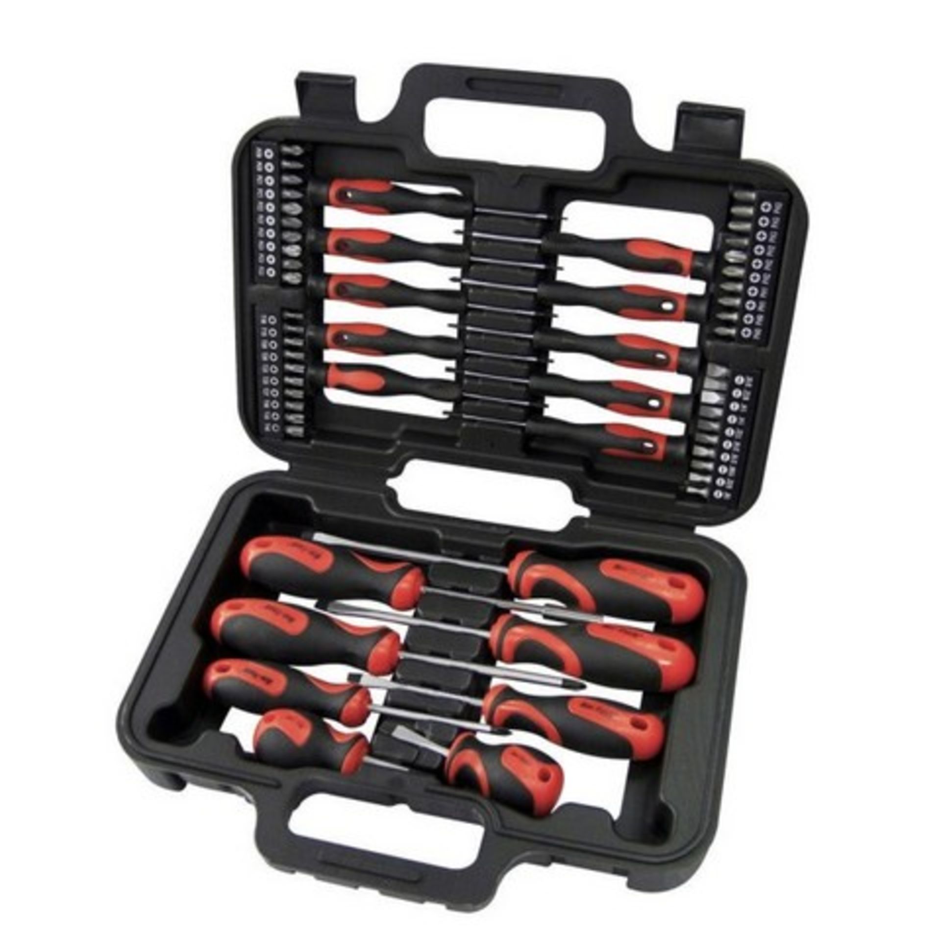 + VAT Brand New 58 Piece Screwdriver And Bit Set In Carry Case