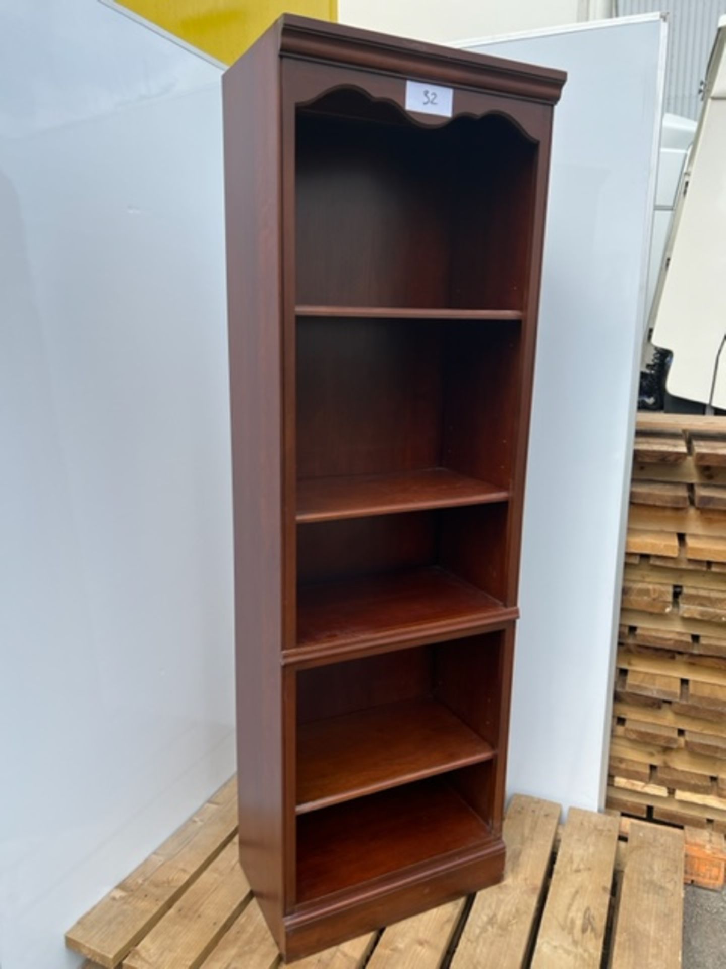 No VAT Six Foot Cherrywood Bookcase