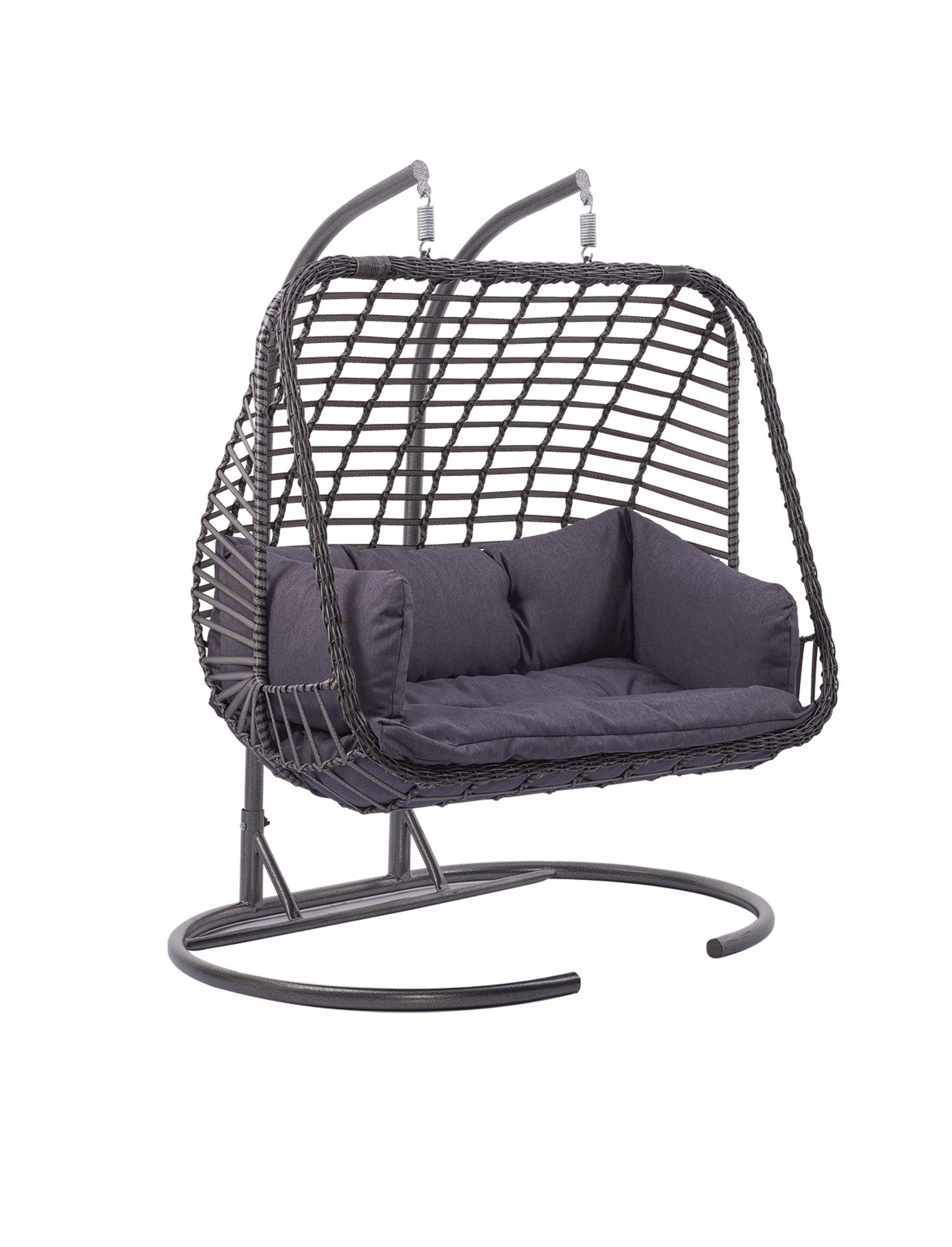 + VAT Brand New Chelsea Garden Company Rattan Double Hanging Swing Chair - Item is Available Aprox