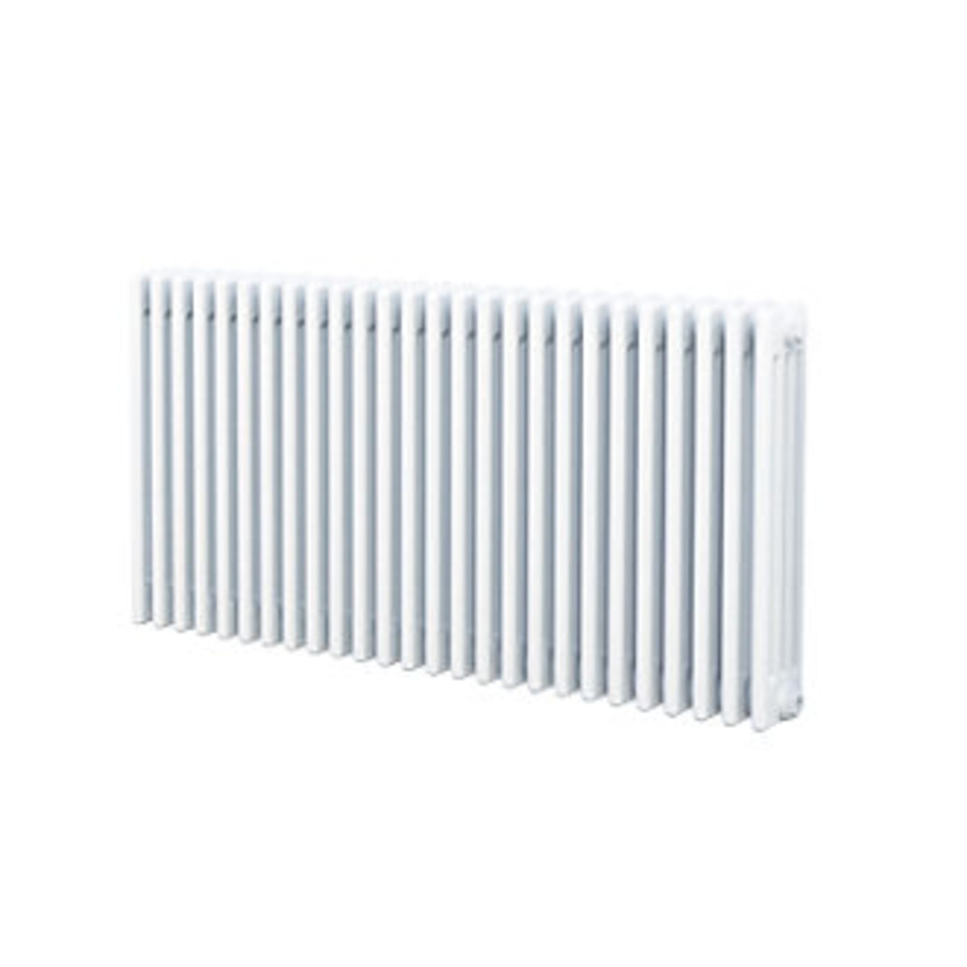 + VAT Brand New Acova Classic 4-Clomun Horizontal Radiator 600x1226mm White - Screwfix Price £299.