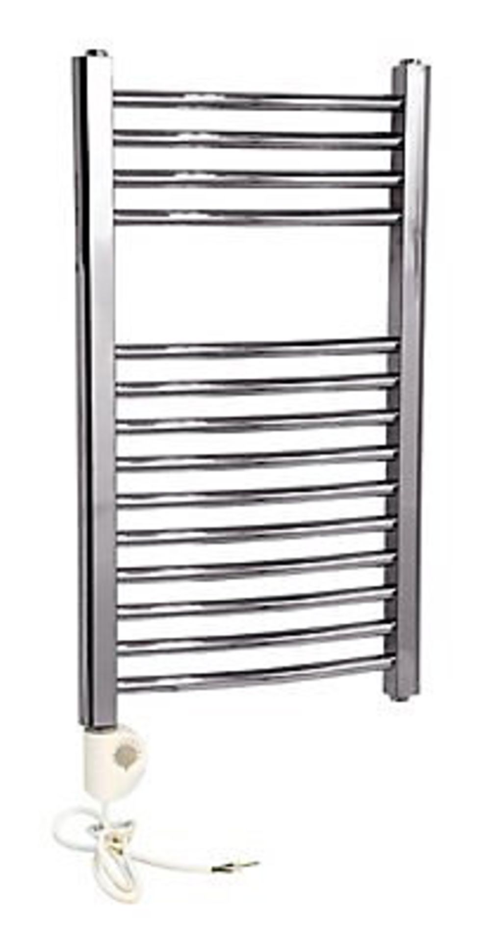 + VAT 627w Electric Chrome Towel Warmer - 700 x 400mm