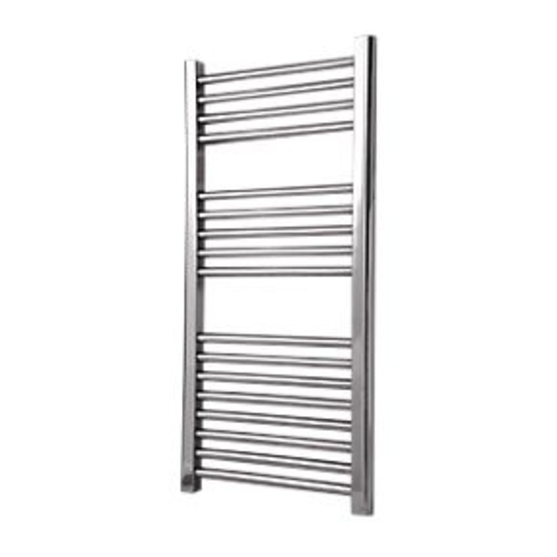 + VAT Brand New Flomasta Flat Towel Radiator Chrome 900mm x 450mm - Screwfix Price £69.99