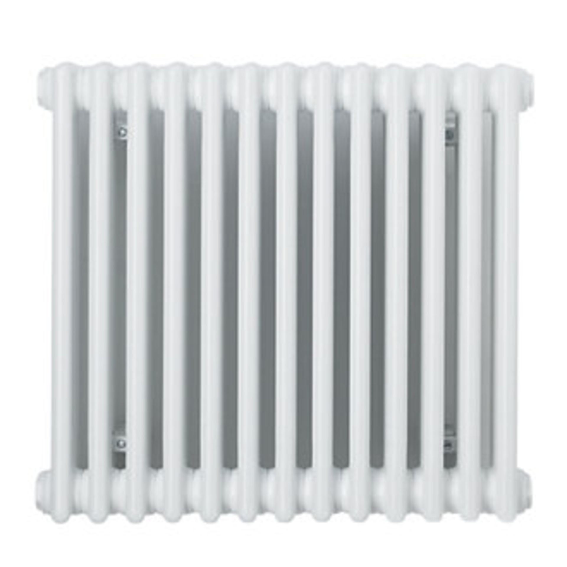 + VAT Brand New Acova Classic 3-Column Horizontal Radiator 600x1226mm White - Screwfix Price £264.