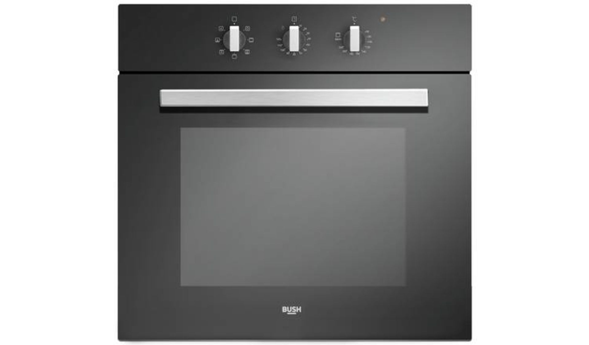 + VAT Grade A/B Bush BIBFOBAX Built In Single Electric Oven - Multifunction Oven Cavity With 1