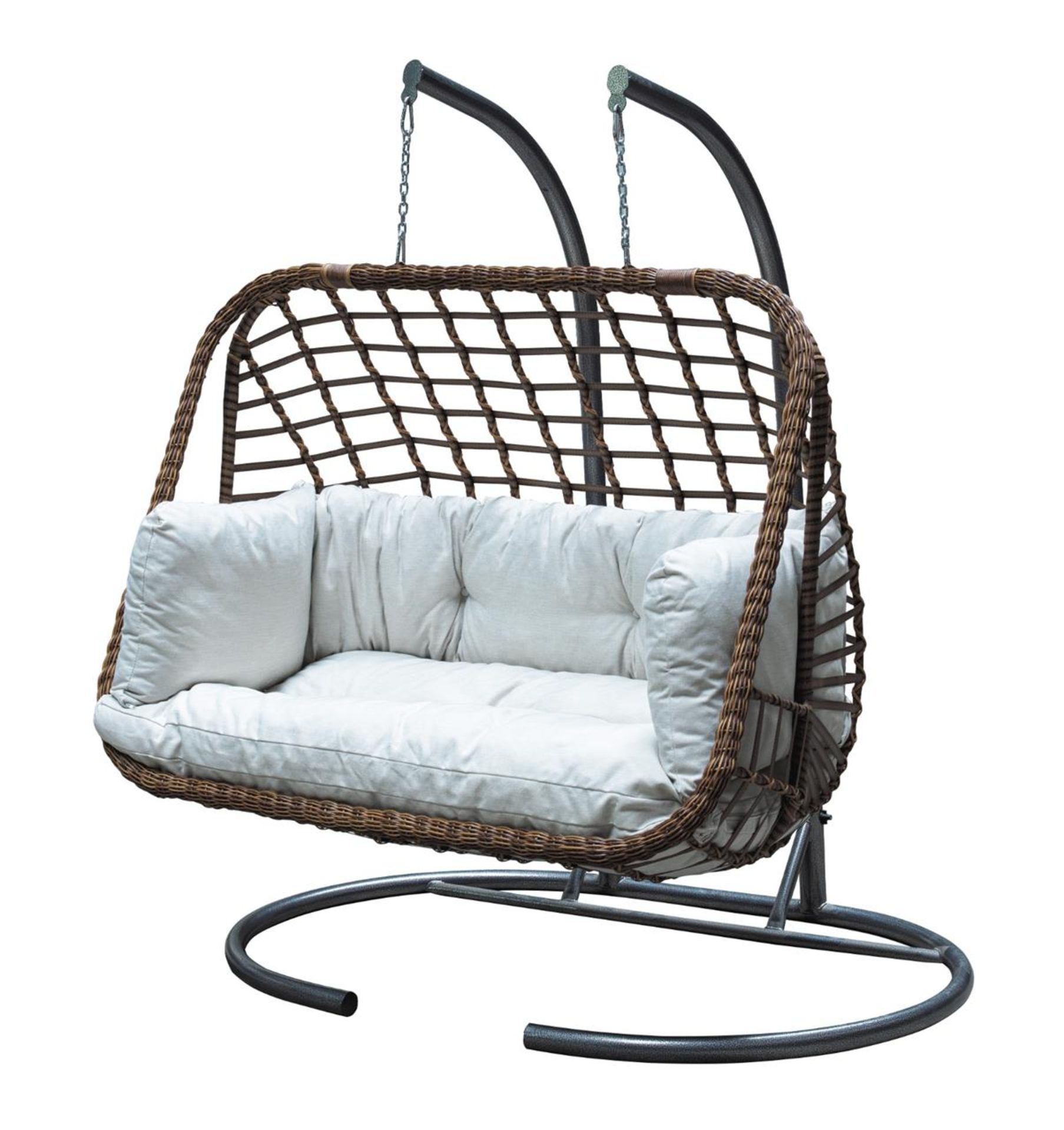 + VAT Brand New SRP £499.99 The Chelsea Garden Co "St Tropez" Luxury Rattan Light Brown/Tan Large