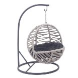 + VAT Brand New SRP £49.99 The Chelsea Garden Co Special Edition Pet Swing Chair/Bed - Light Grey -