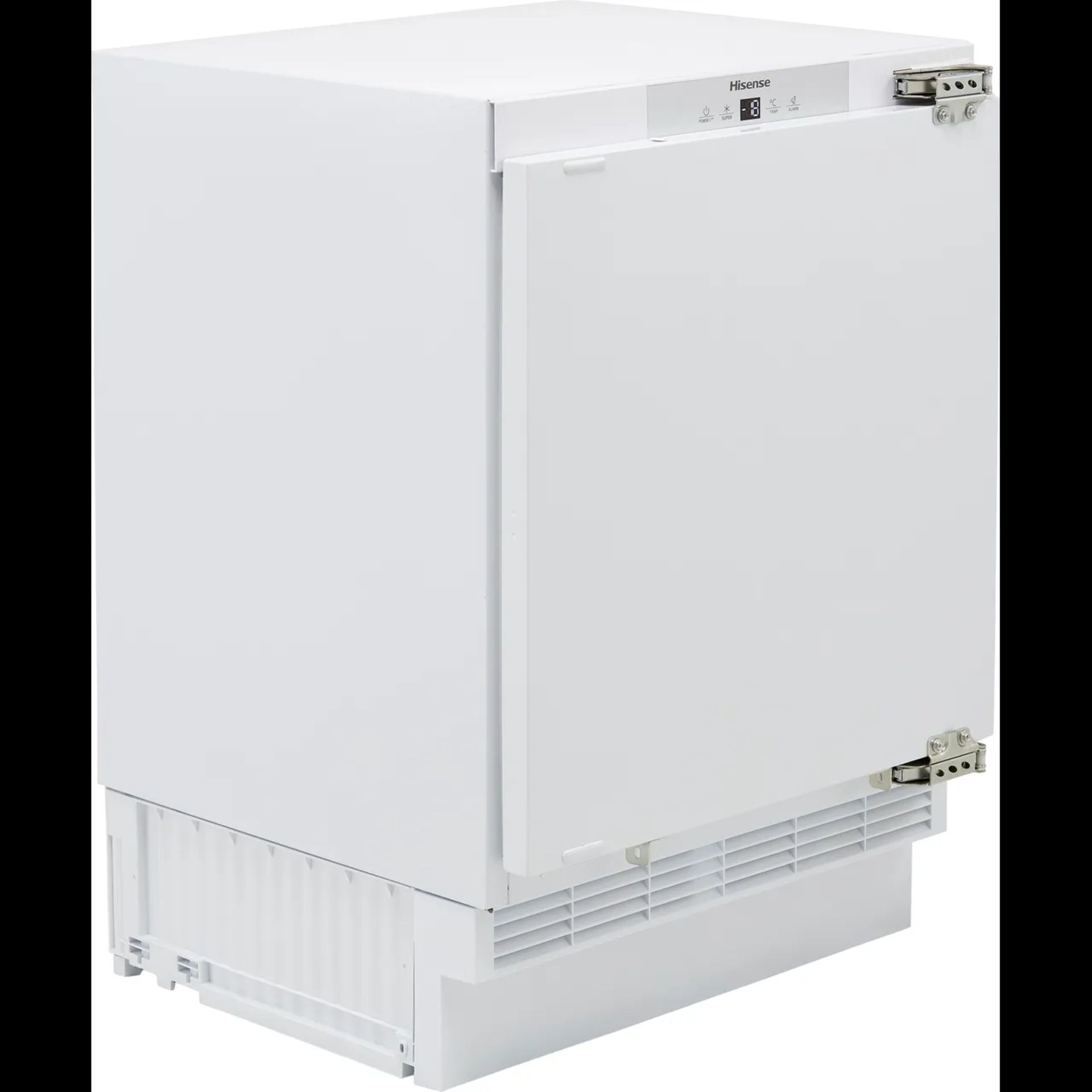 + VAT Grade B ISP £249 - Hisense FUV124D4AW1 Intergrated Under Counter Freezer - 97 Litre