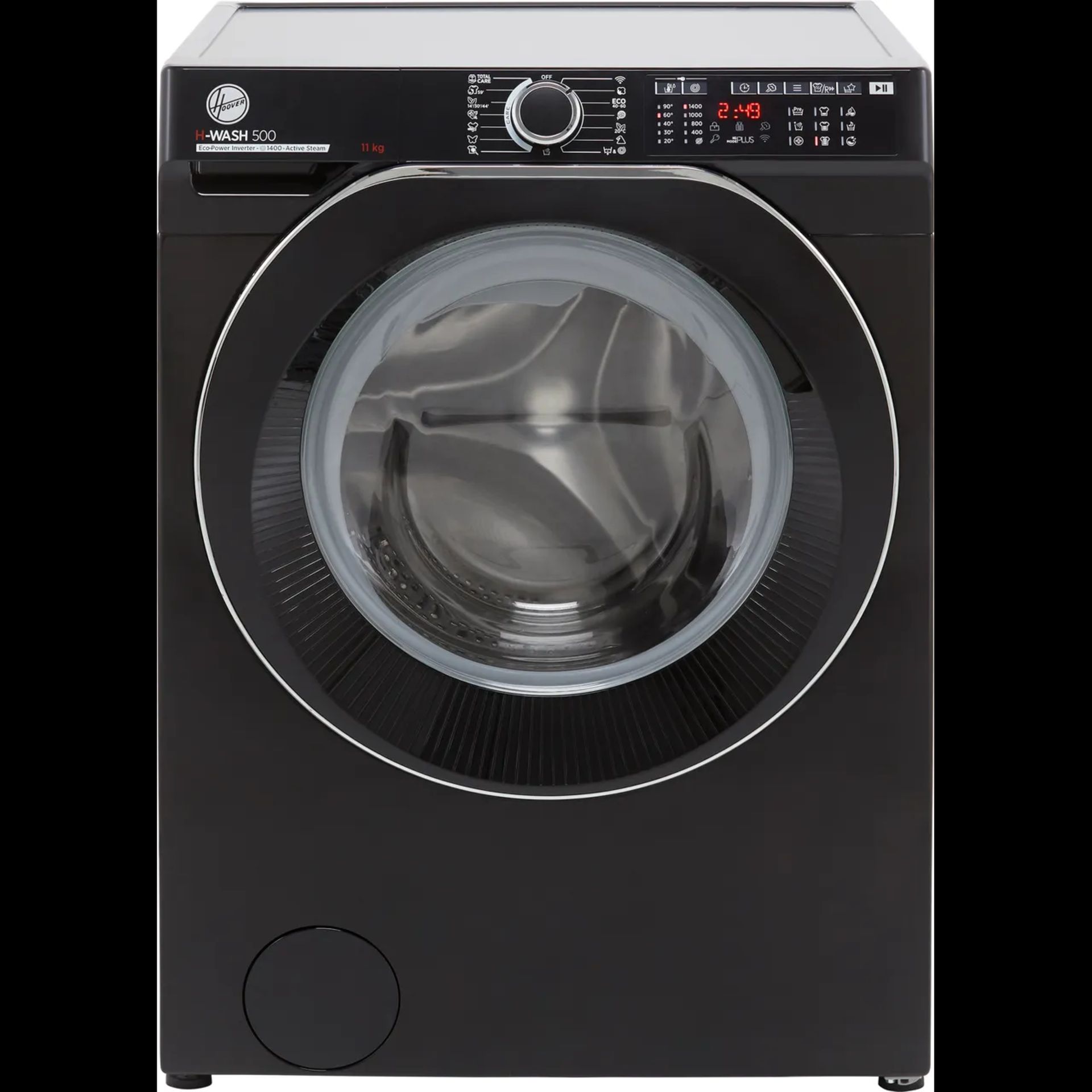 + VAT Grade B ISP £409 - Hoover H-Wash 500 HW411AMBCB/1 Wifi Connected 11kg Washing Machine - 1400