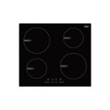 + VAT Grade A/B Bush BSINDHB Electric Induction Hob - Four Cooking Zones - Touch Controls - ISP £