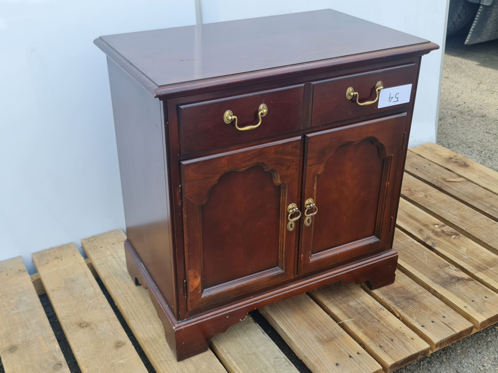 No VAT Cherrywood One Drawer Two Door Cabinet