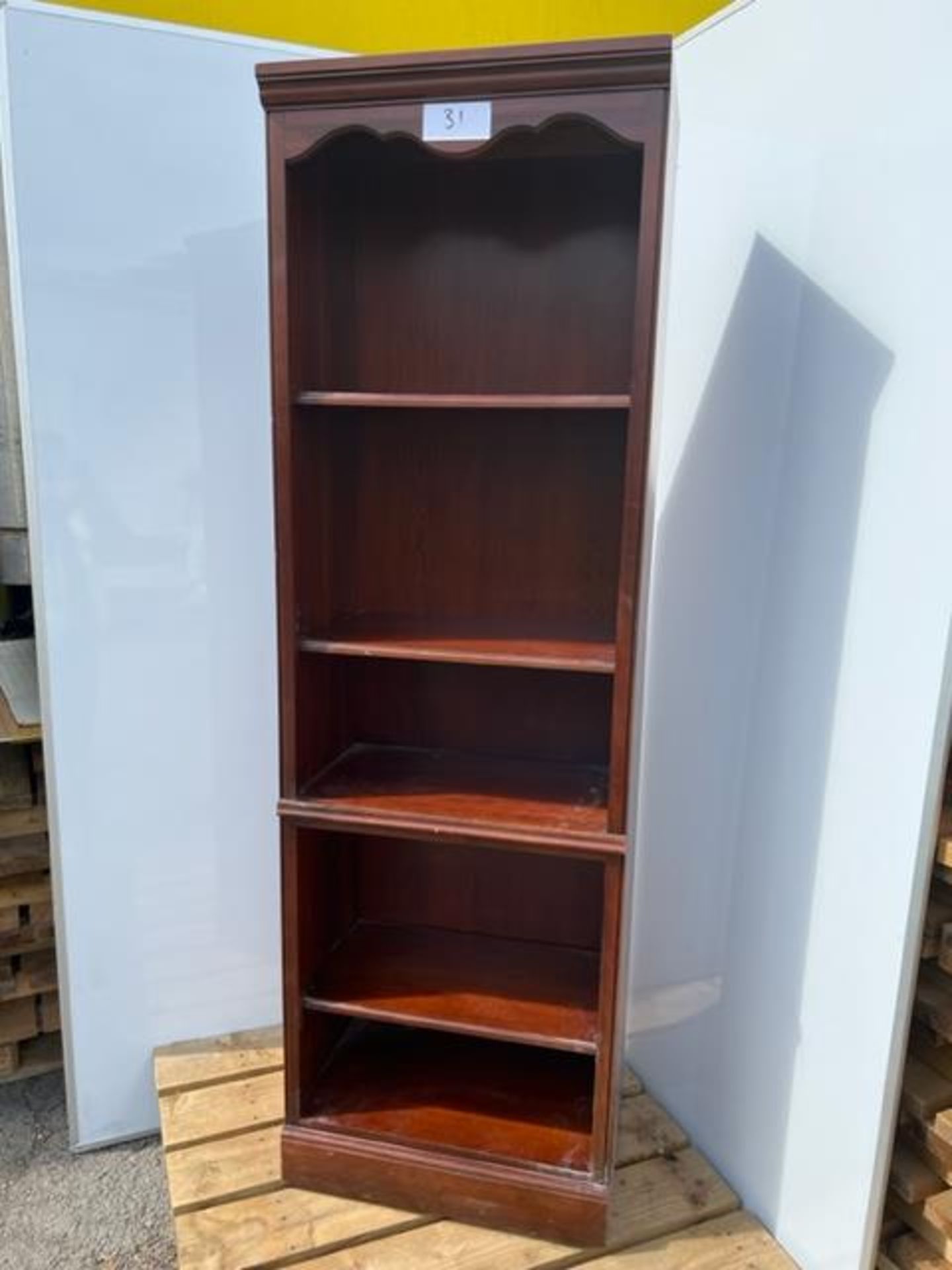 No VAT Six Foot Cherrywood Bookcase