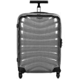 + VAT Brand New Samsonite Firelite Spinner 55/20 Eclipse Grey 35l Cabin Trolley Suitcase
