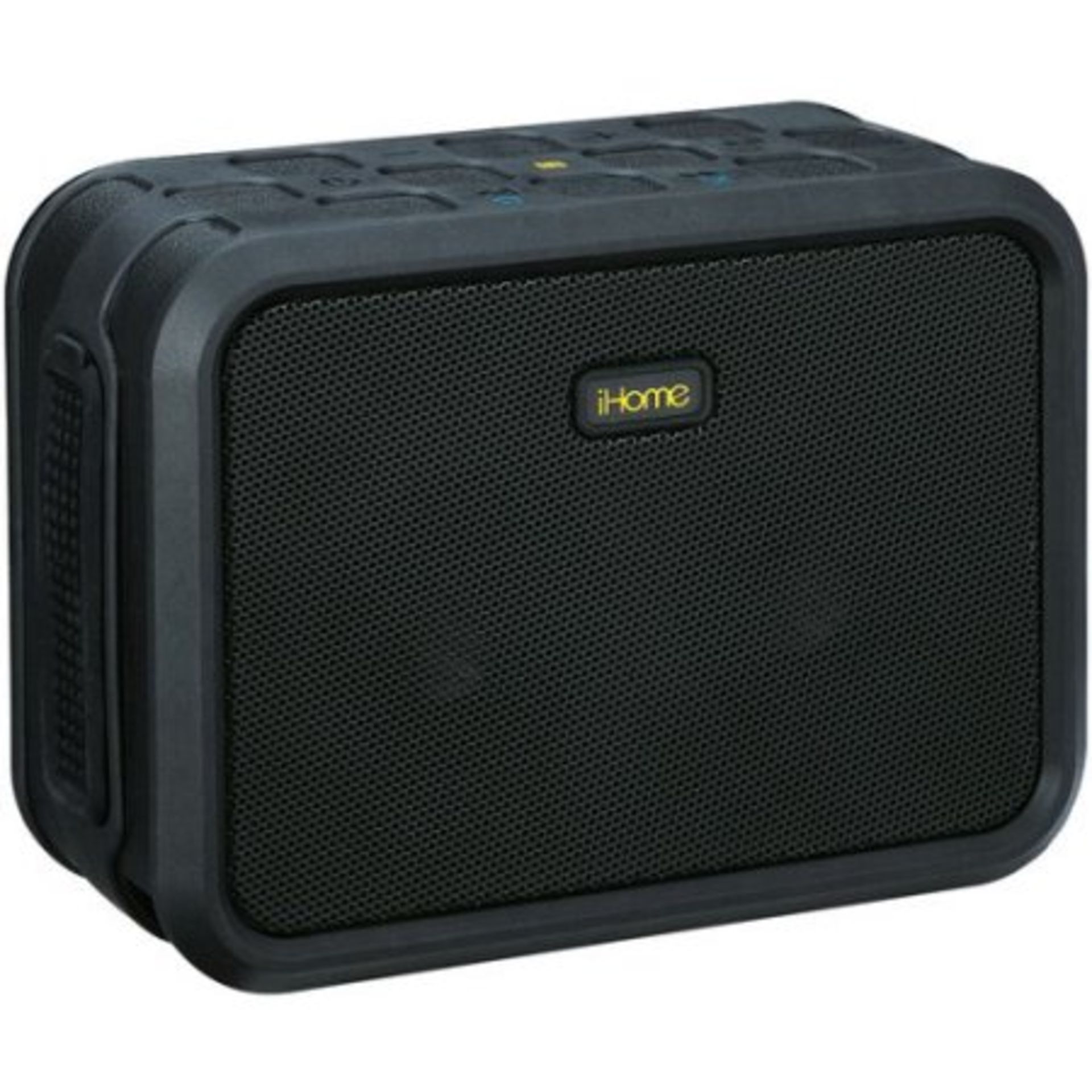 + VAT Brand New iHome Rugged Portable Waterproof Bluetooth Stereo Speaker-IPX7 Waterproof Rating-