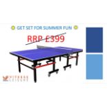 + VAT Brand New Vitesse Leisure Indoor Table Tennis Table - Movable & Foldable - RRP £399.00