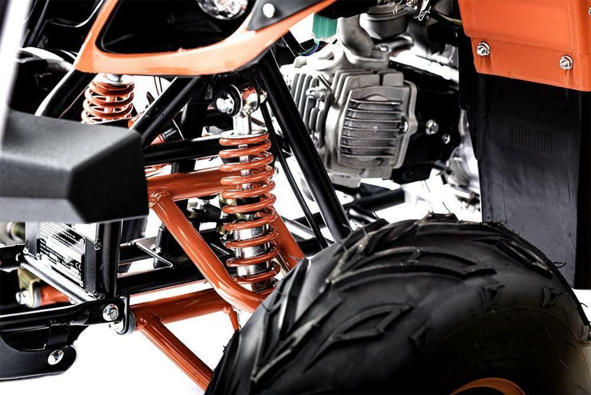 + VAT Brand New 125cc Condor Quad Bike - Four Stroke - Single Cylinder - Front Drum Brakes & Rear - Image 4 of 7