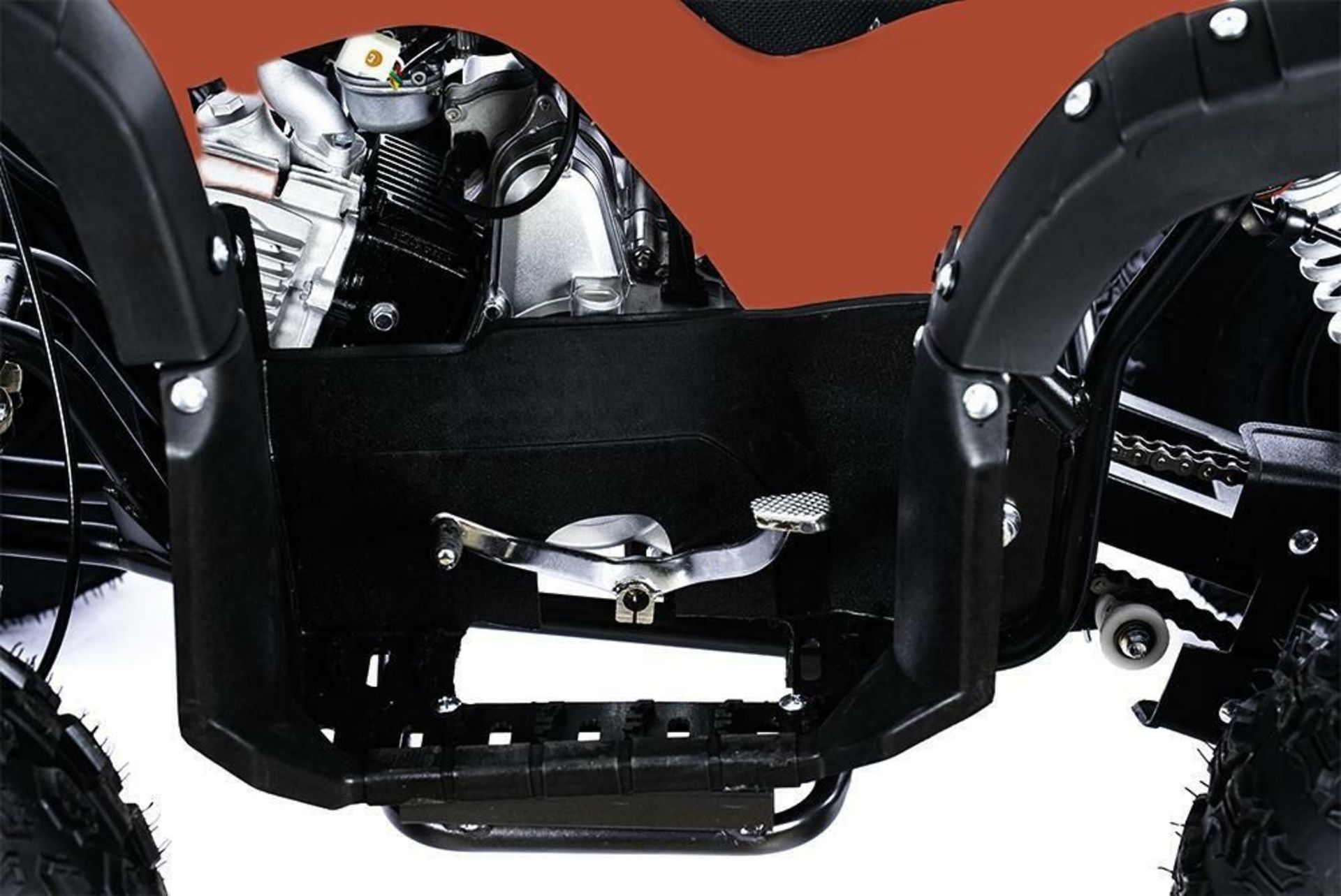 + VAT Brand New 125cc Condor Quad Bike - Four Stroke - Single Cylinder - Front Drum Brakes & Rear - Image 7 of 7