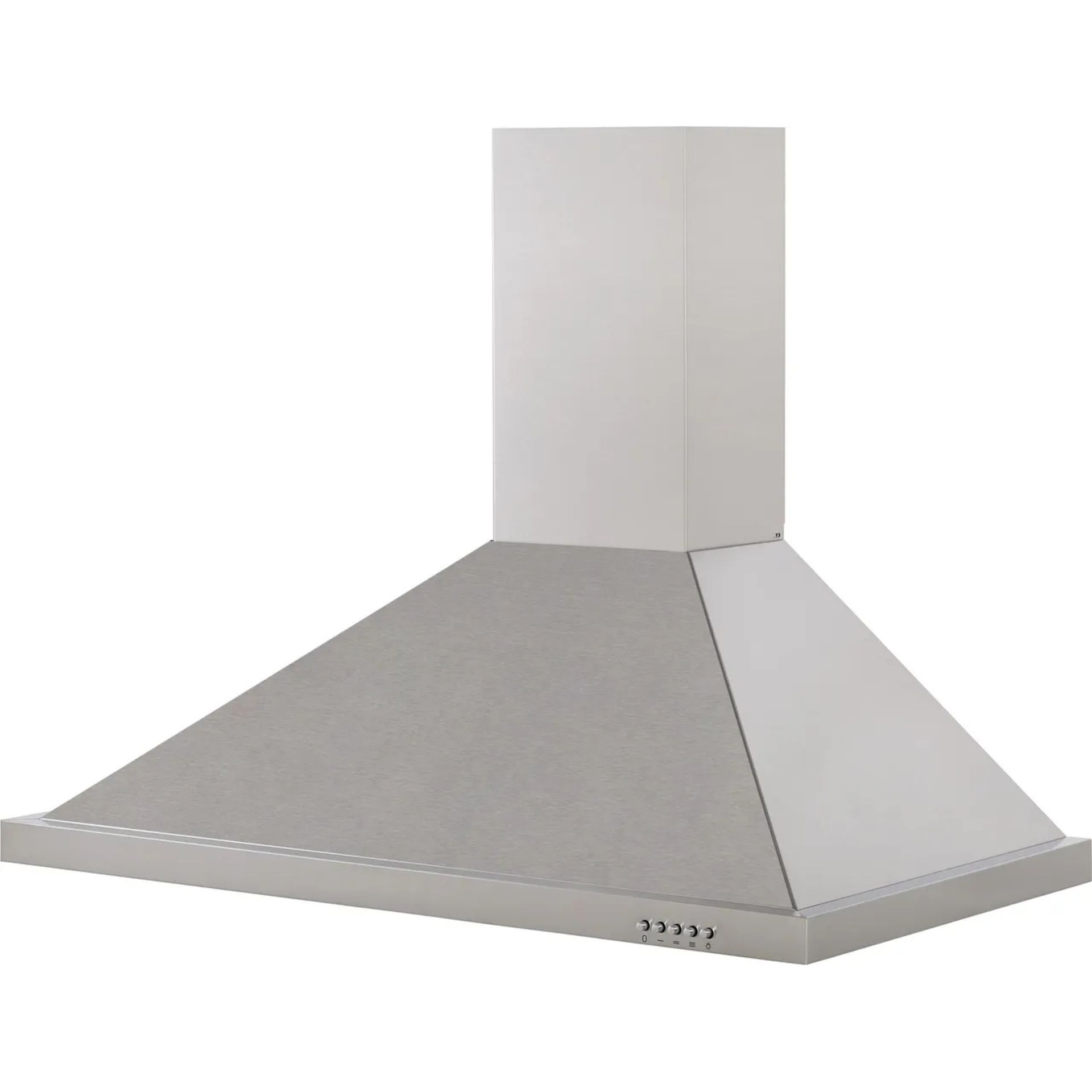 + VAT Grade B ISP £149 - Baumatic BECH90X 90cm Chimney Cooker Hood - Stainless Steel - 3 Speed