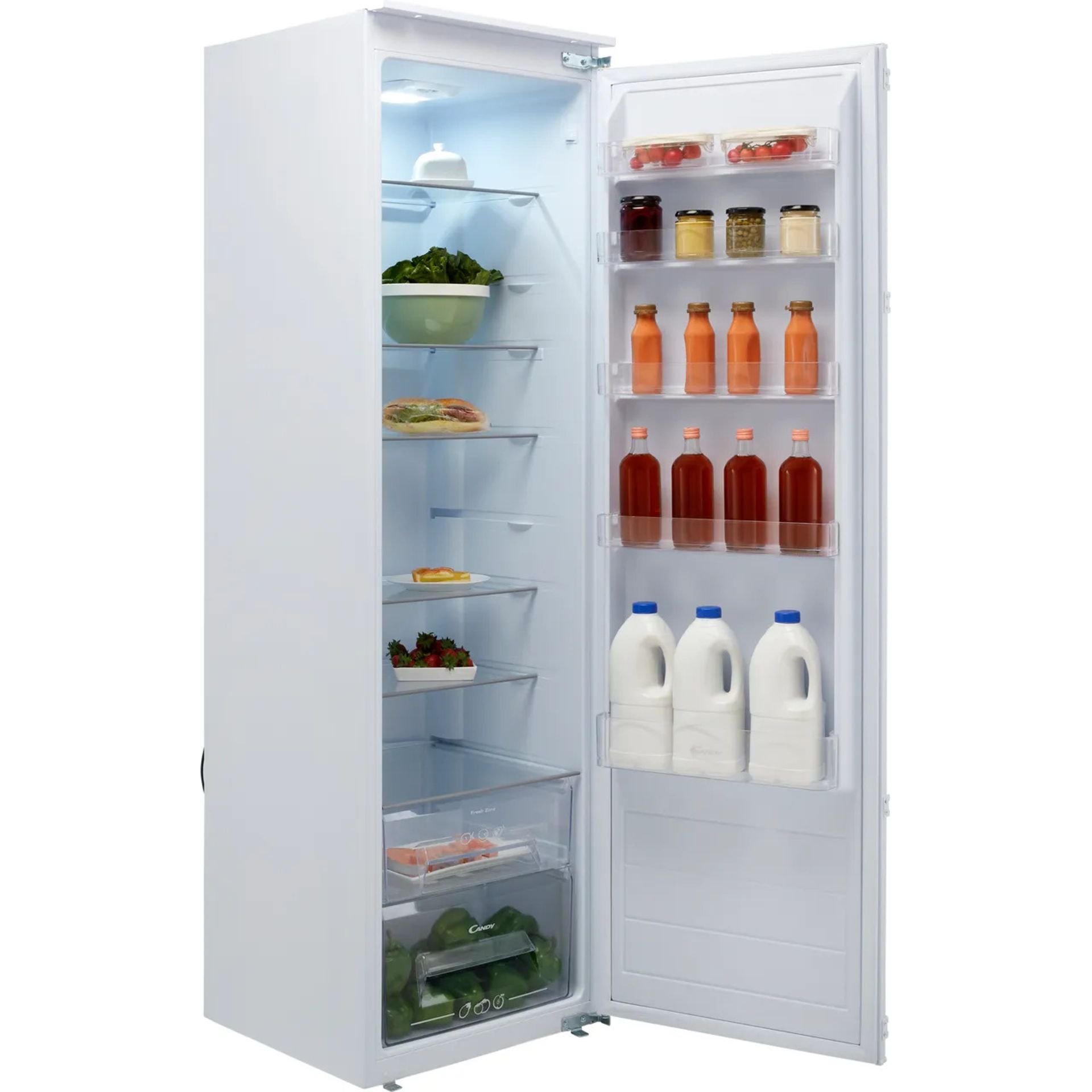 + VAT Grade B ISP £449 - Candy CFL03550EK/N Intergrated Upright Fridge - Fridge Capacity 316 Litres - Image 2 of 2