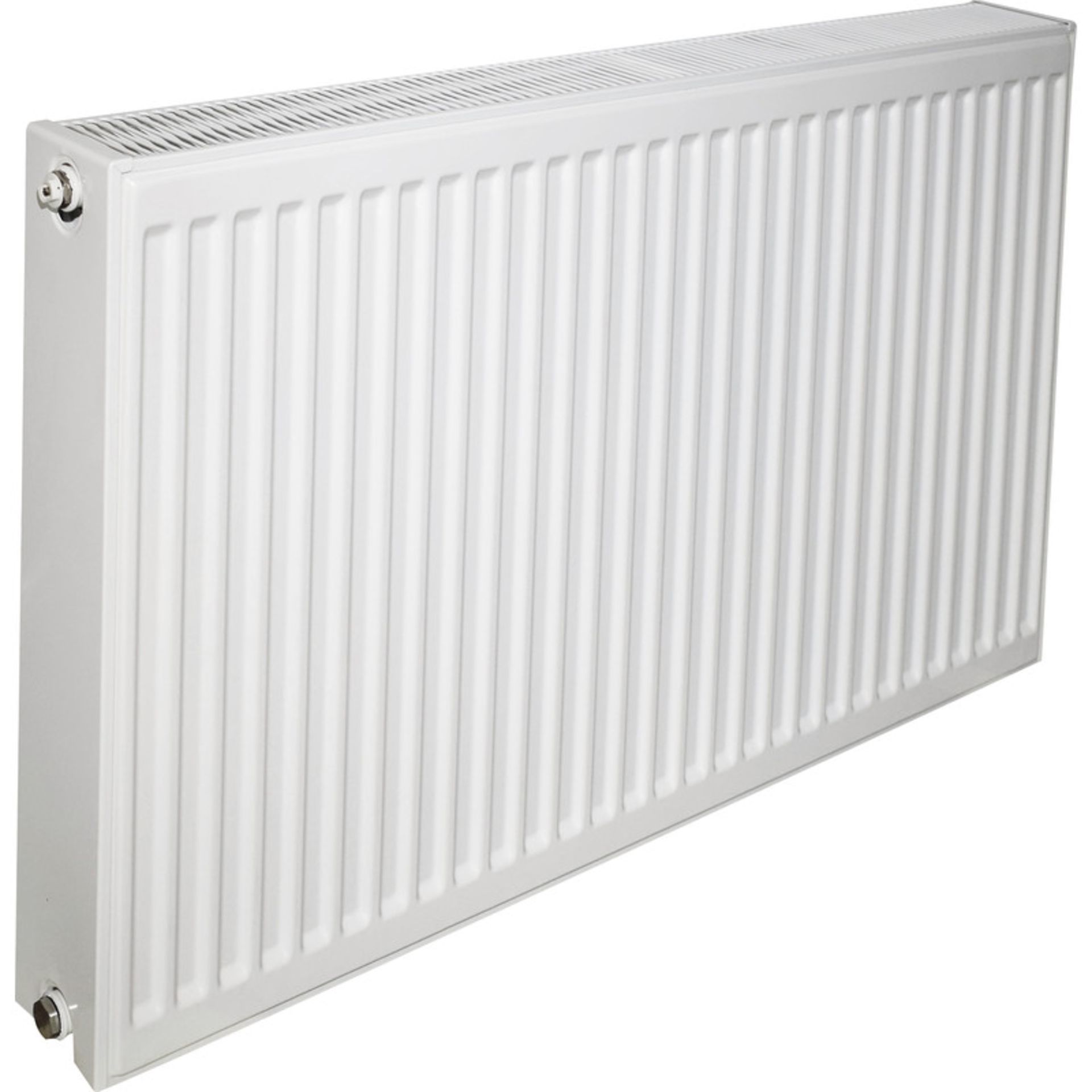 + VAT Kudox Type 22 Double Panel Radiator - White - 400 x 700mm