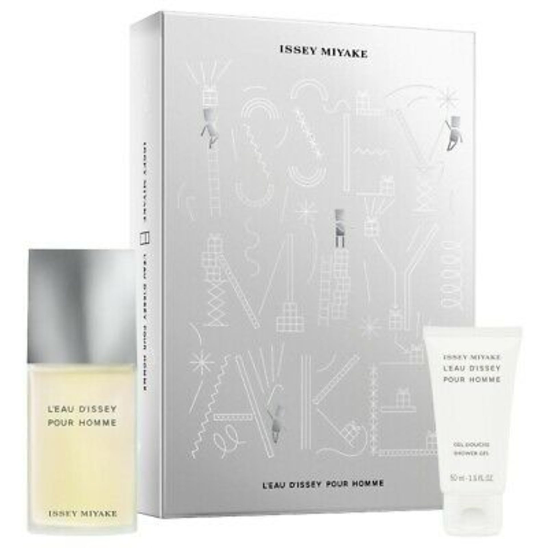 + VAT Brand New Issey Miyake Mens 75ml EDT Spray+50ml Shower Gel