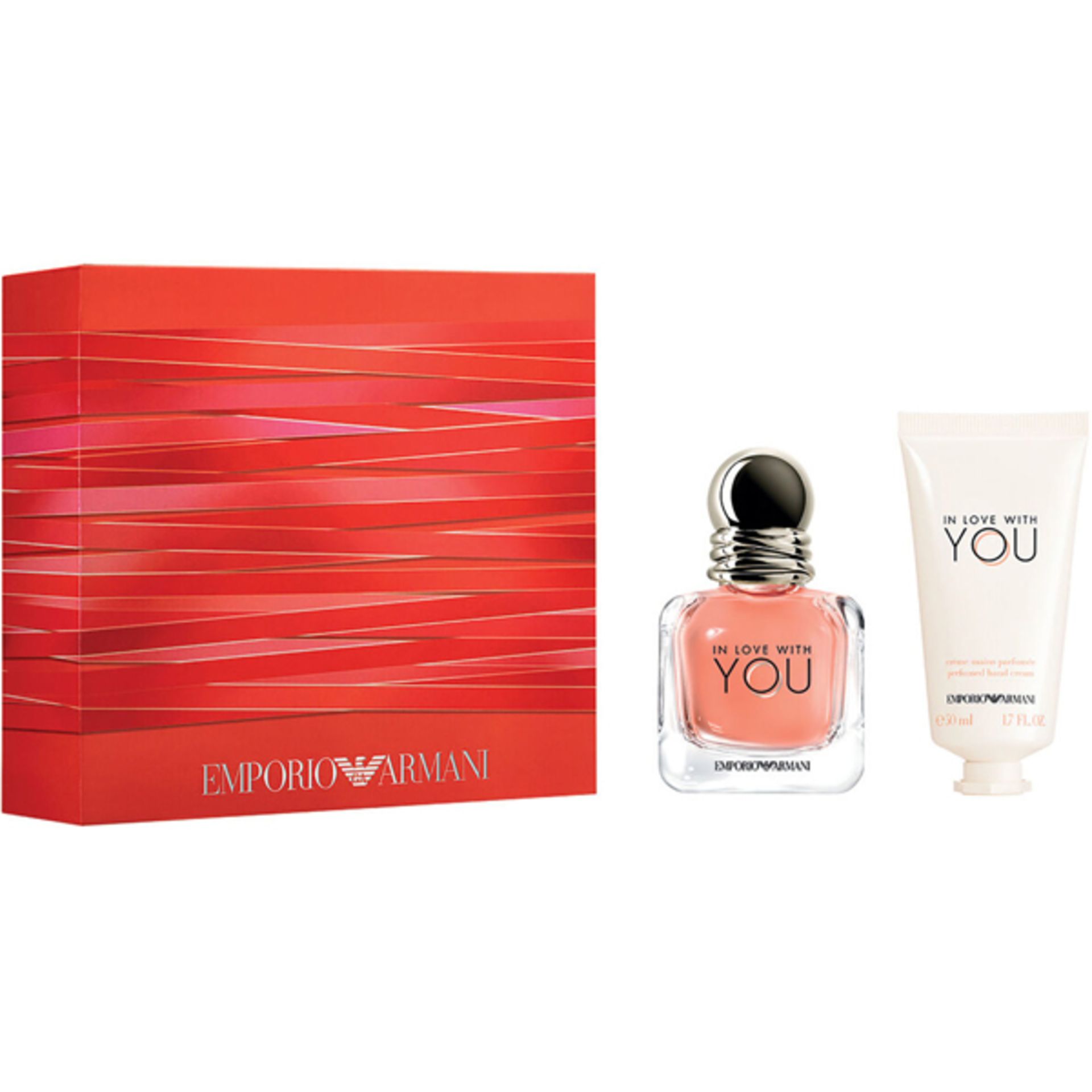 + VAT Brand New Emporio Armani in Love With You 30ml EDP+50ml Hand Cream