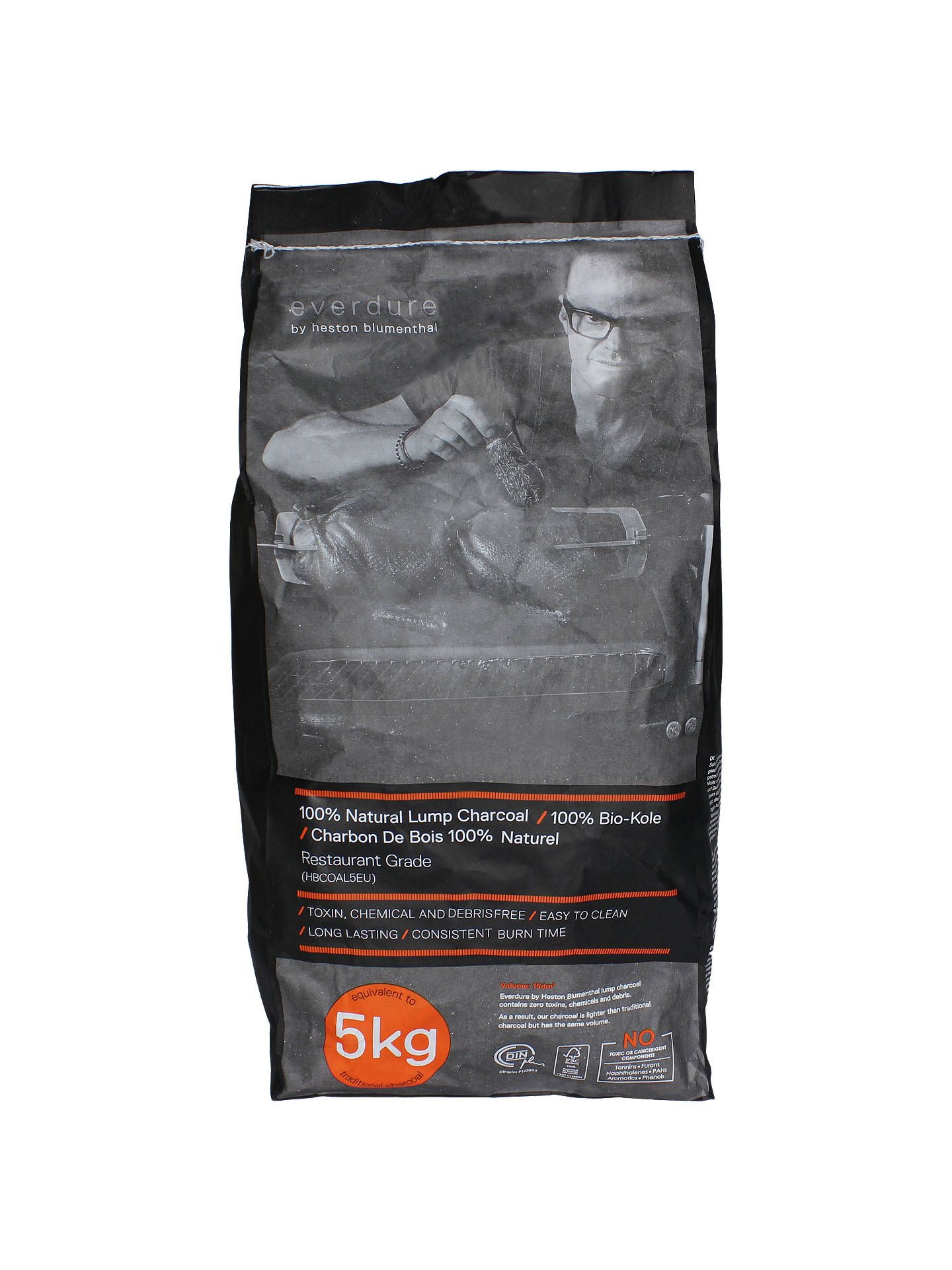 + VAT Brand New 5kg Everdue By Heston Blumethal Premium Barbecue Charcoal