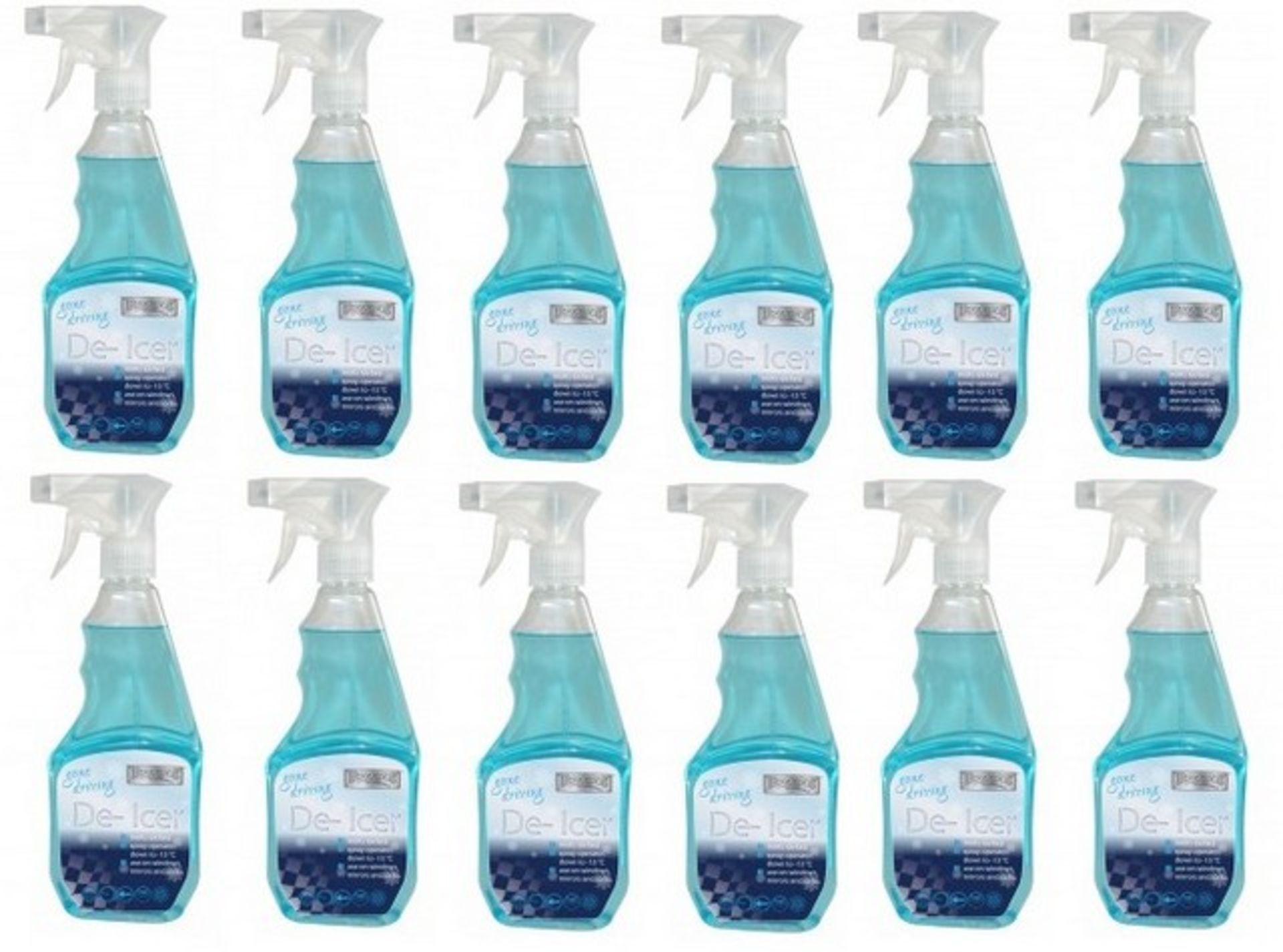 + VAT Brand New Case of Twelve 500ml De-Icer Sprays - Spray Operates down to -15 degrees celcius -