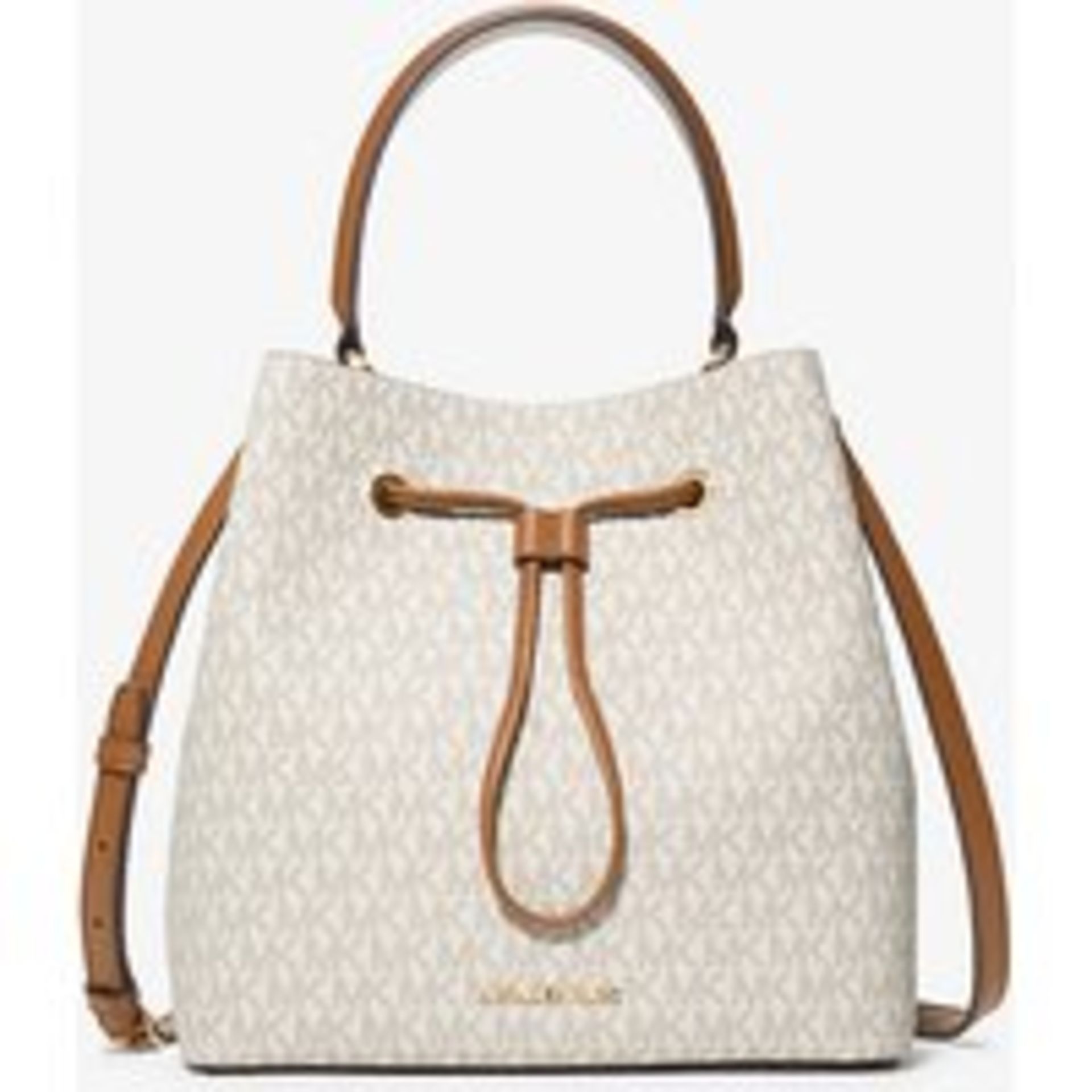 + VAT Brand New Ladies Vanilla Michael Kors Large Suri Logo Shoulder Bag