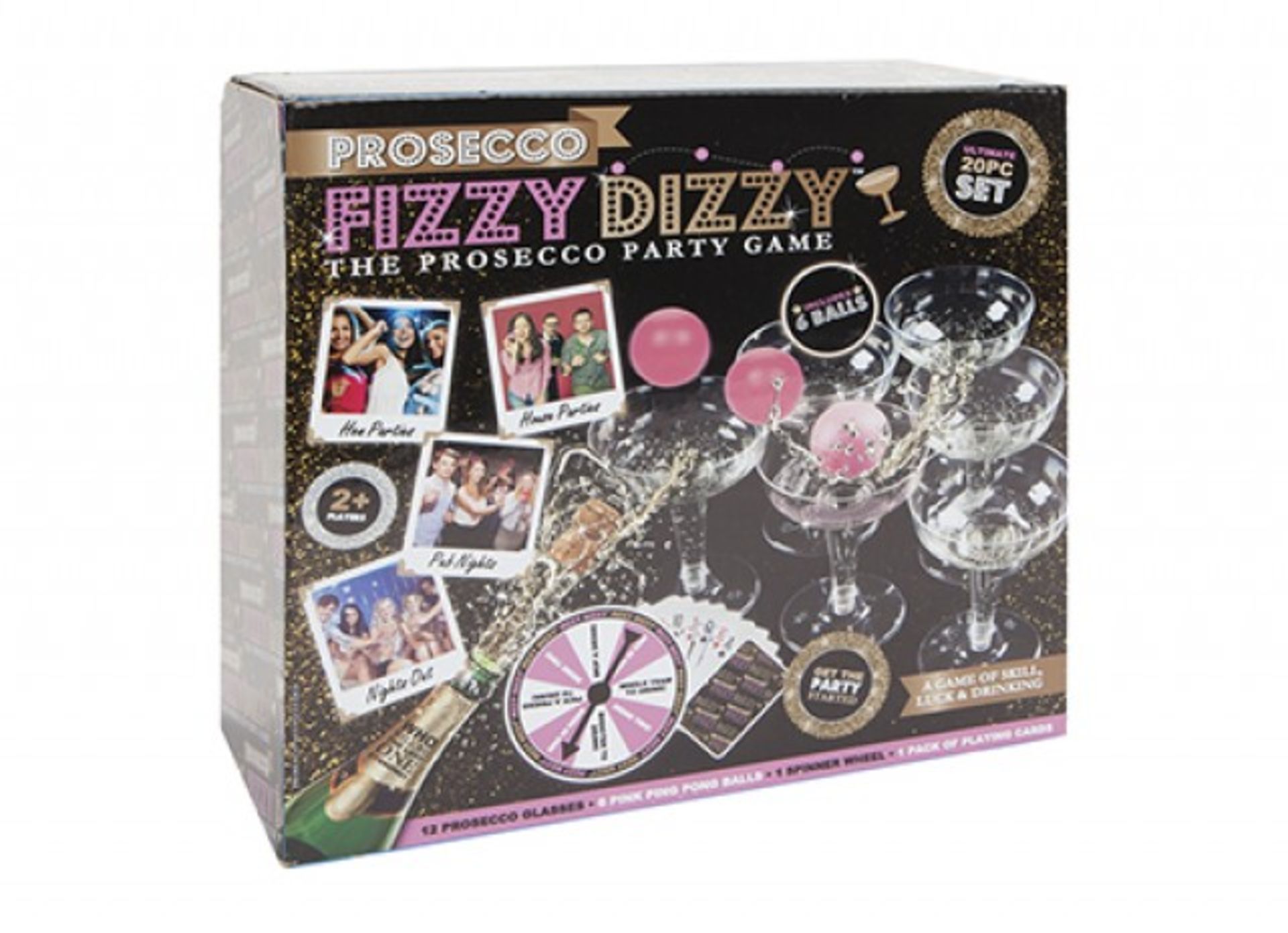 + VAT Brand New Prosecco Fizzy Dizzy Party Game