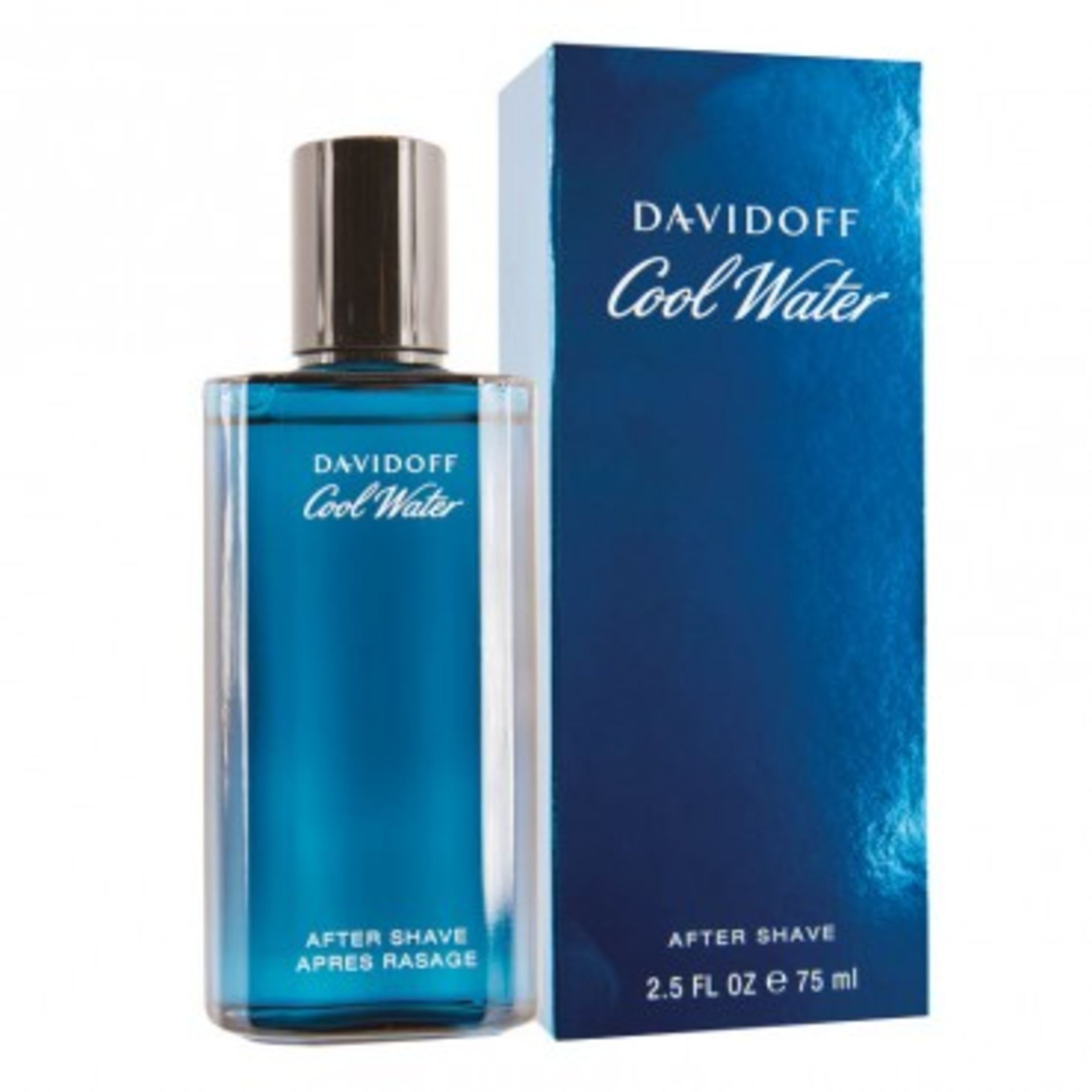 + VAT Brand New Davidoff Cool Water 75 ml Aftershave RRP £41.95