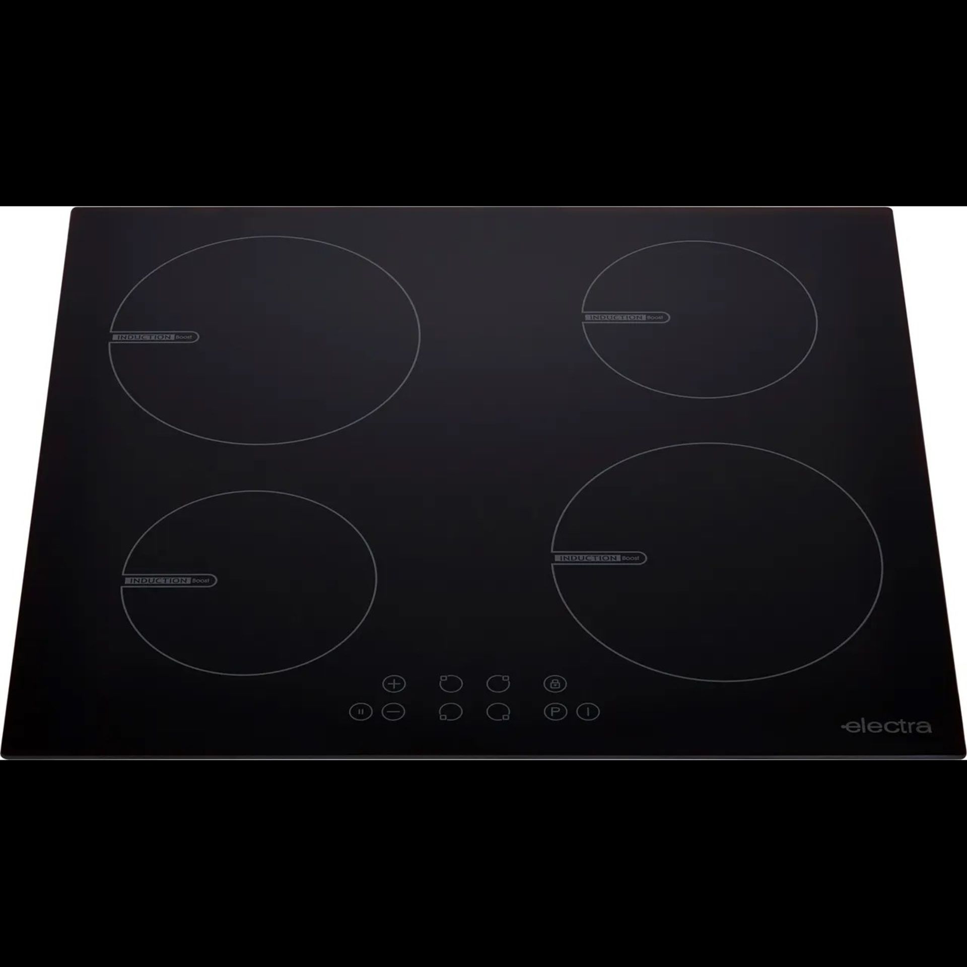 + VAT Grade B ISP £159 - Electra BILH4B 59cm Induction Hob - 4 Induction Zones - Touch Controls -