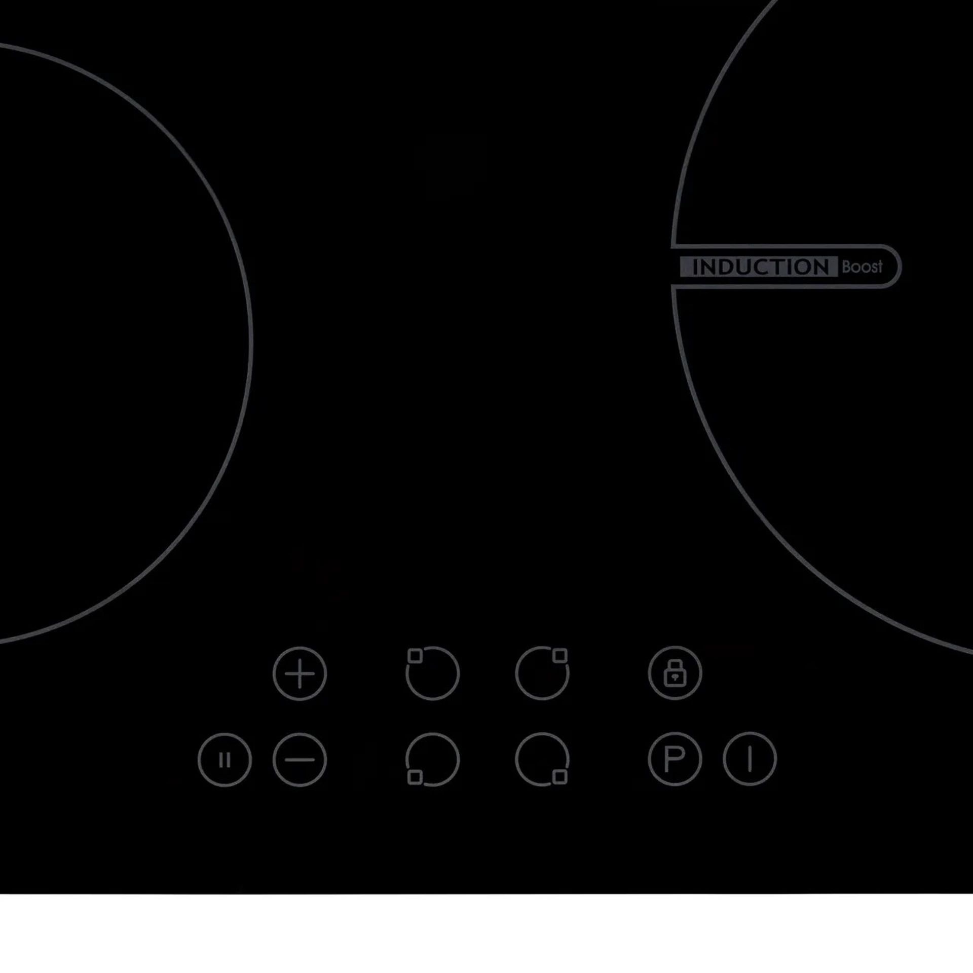 + VAT Grade B ISP £159 - Electra BILH4B 59cm Induction Hob - 4 Induction Zones - Touch Controls - - Image 2 of 2