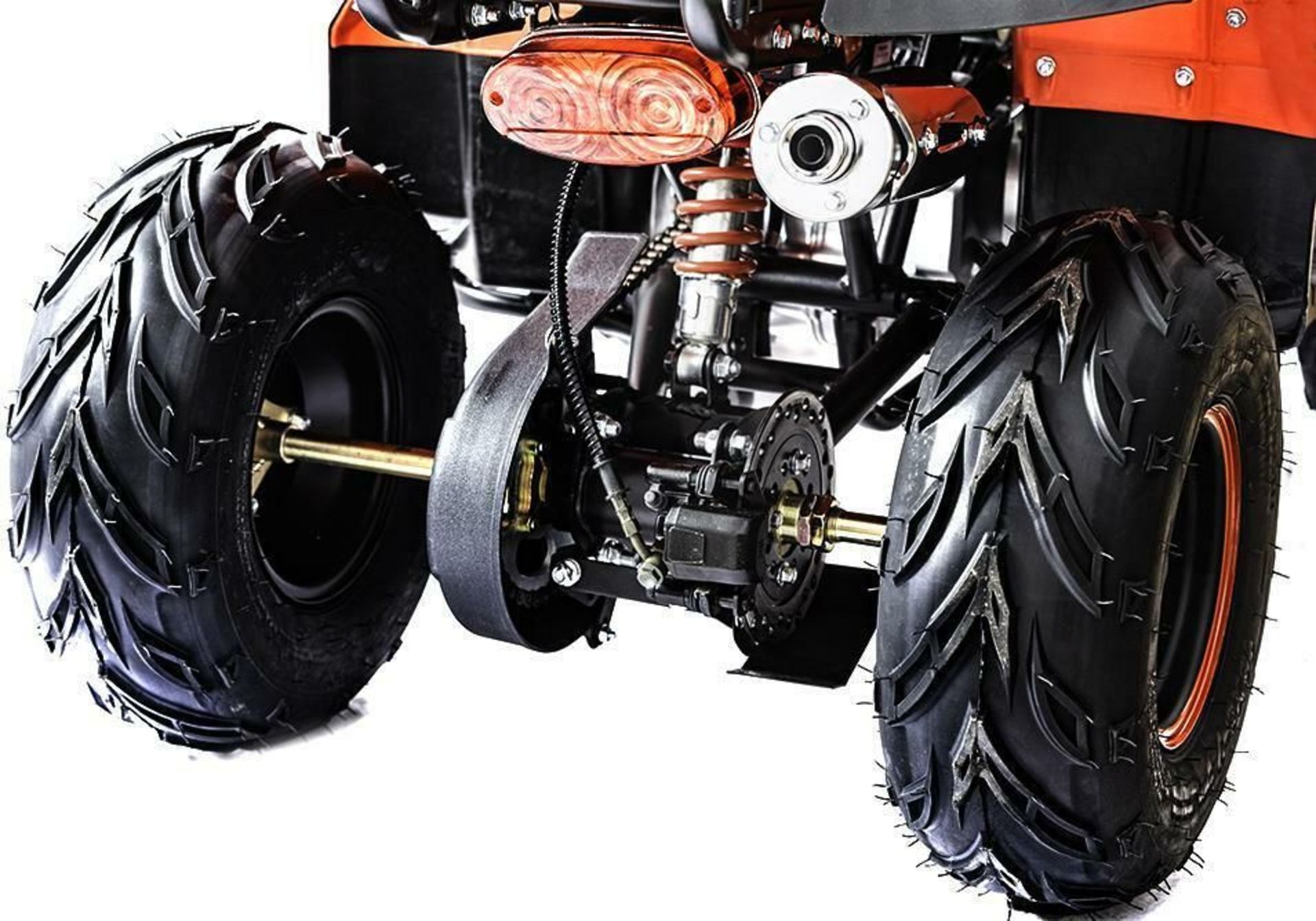 + VAT Brand New 125cc Condor Quad Bike - Four Stroke - Single Cylinder - Front Drum Brakes & Rear - Image 6 of 7