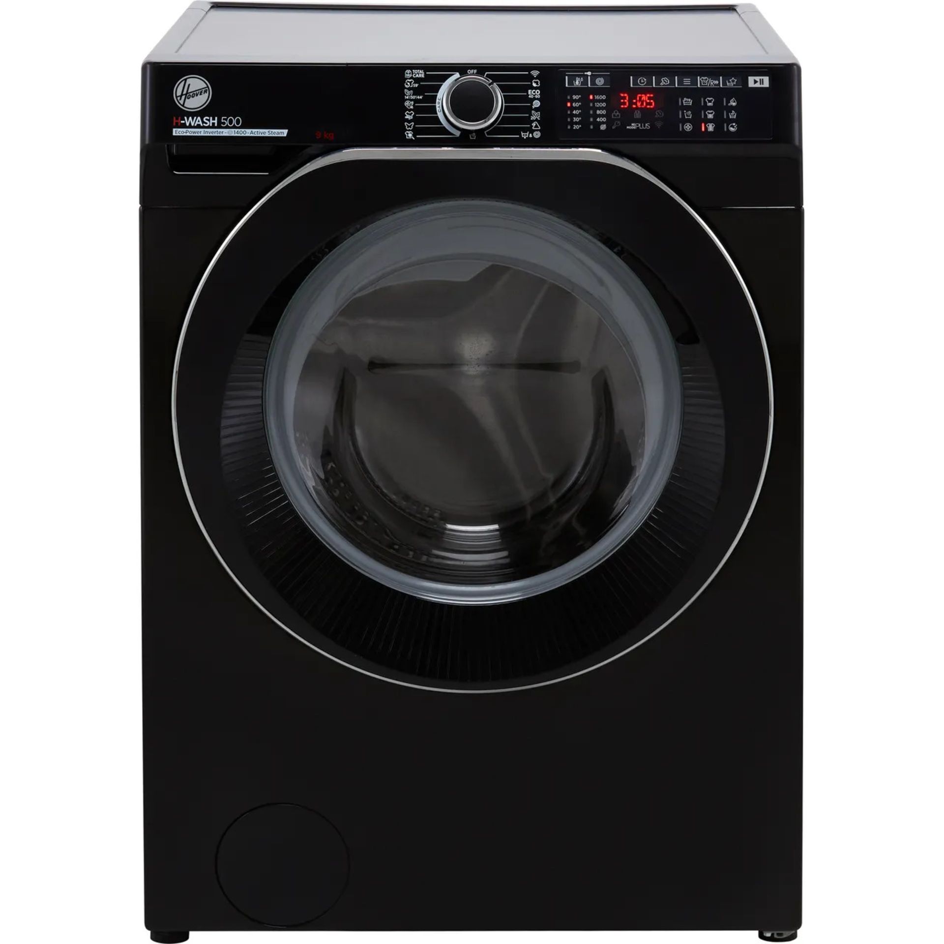 + VAT Grade B ISP £460 - Hoover H-Wash 500 HW69AMBCB/1 9Kg 1600 Spin Washing Machine - Wi-Fi