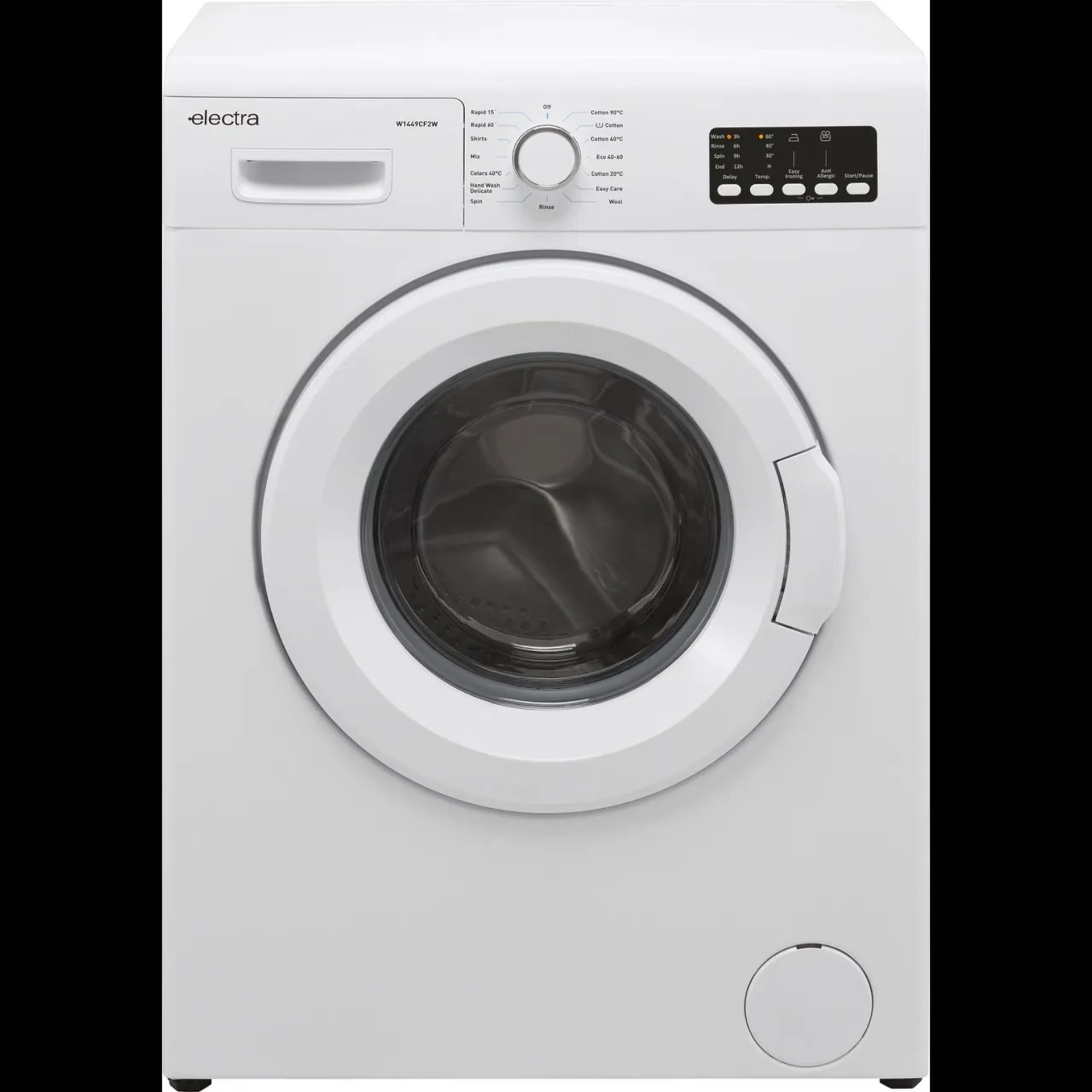 + VAT Grade B ISP £209 - Electra W1449CF2WE 7Kg Washing Machine - 1400 RPM - 15 Minute Quickwash -