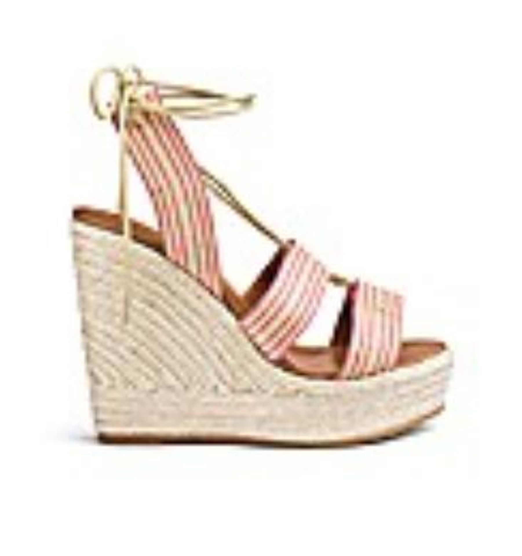 + VAT Brand New Pair Pink Glam Espadrille Sandals Size 3