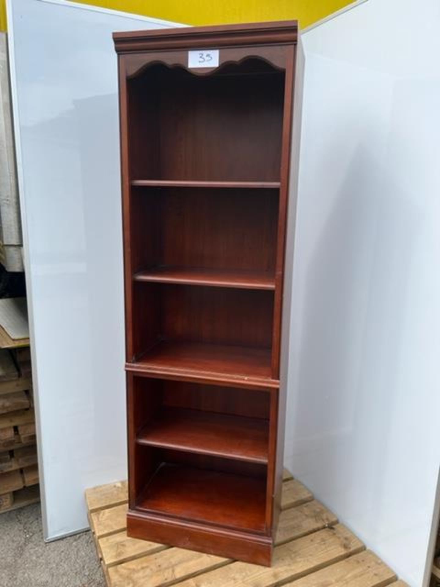 No VAT Six Foot Cherrywood Bookcase