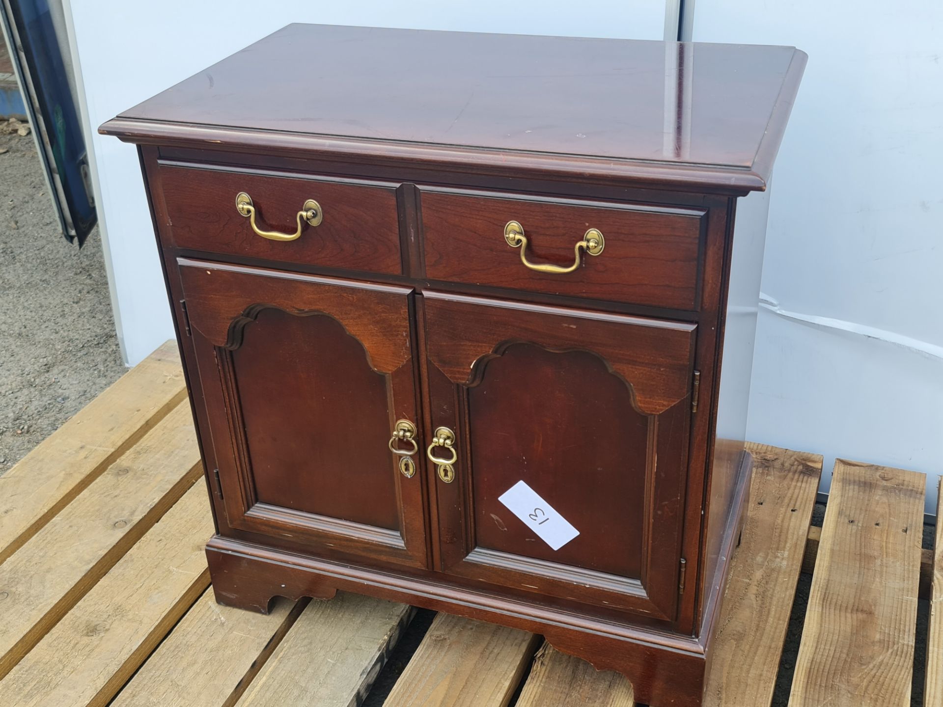 No VAT Cherrywood One Drawer Two Door Cabinet