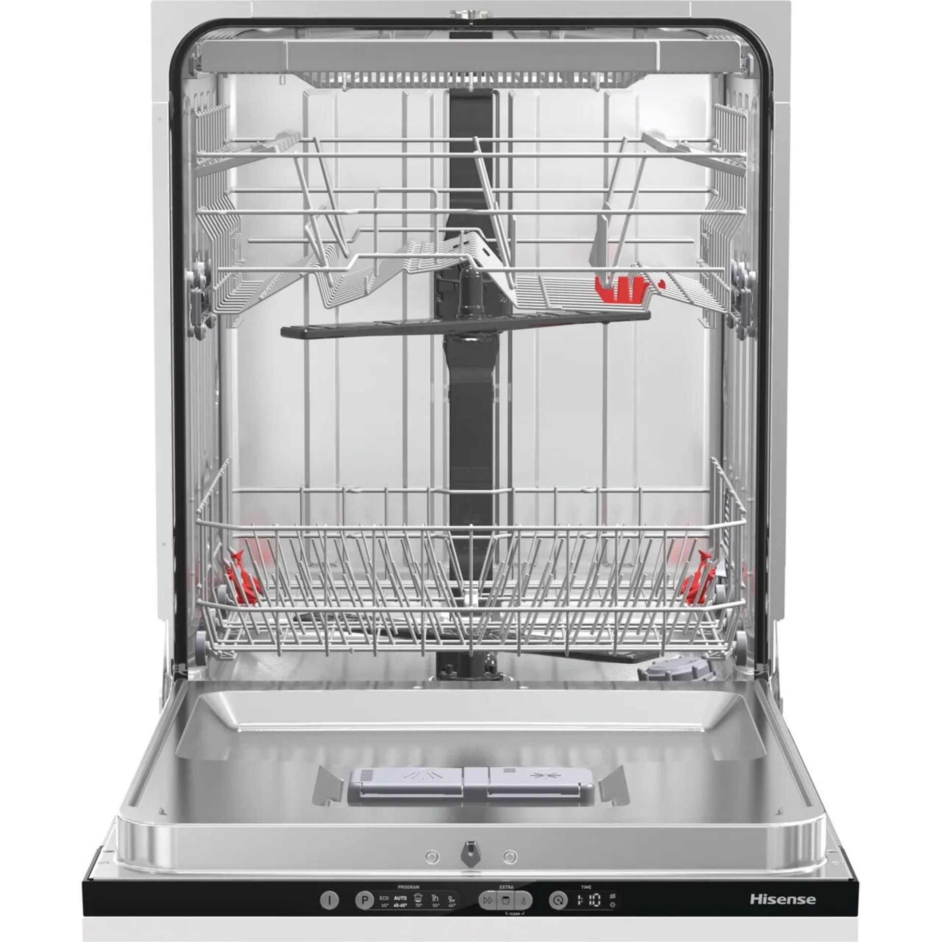 + VAT Grade B ISP £429 - Hisense HV661D60UK Fully Intergrated Dishwasher - 16 Place Settings - 15 - Image 2 of 3