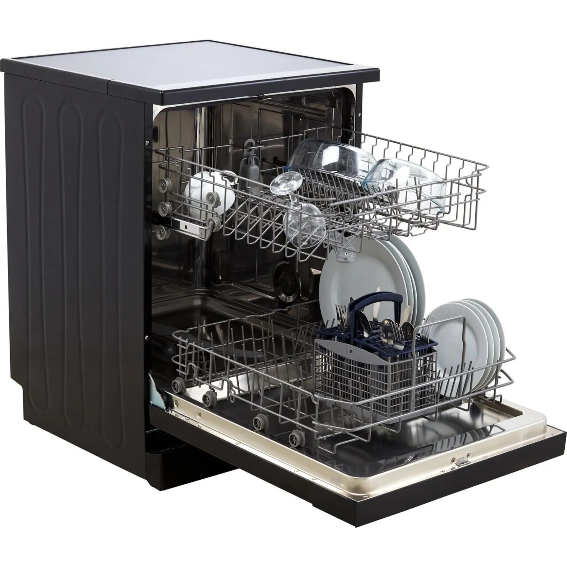 + VAT Grade B ISP £299 - Hisense HS60240BUK Dishwasher - 13 Place Settings - 39 Minute Quick Wash - - Image 3 of 3