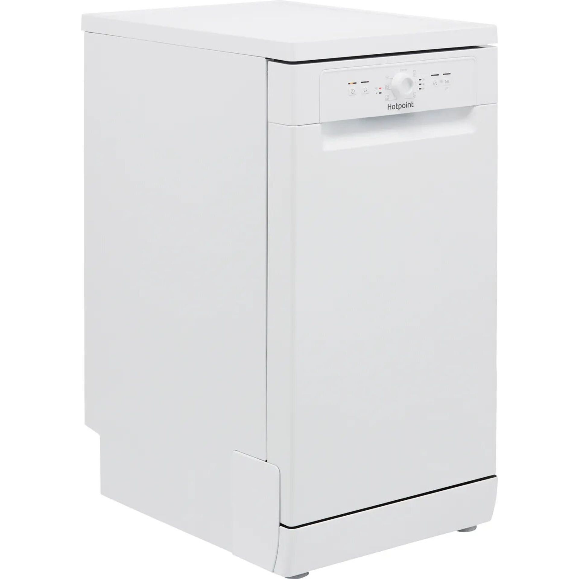 + VAT Grade B ISP £279 - Hotpoint HSFE1B19UKN Slimline Dishwasher - 10 Place Settings - 30 Minute