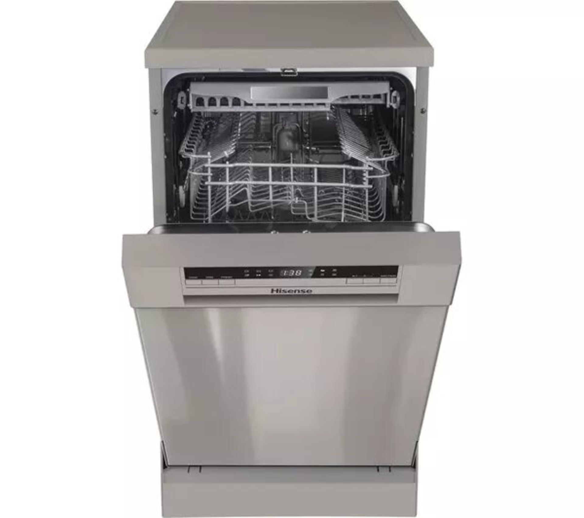 + VAT Grade B ISP £299 - Hisense HS520E40XUK Slimline Dishwasher - 11 Place Settings - 40 Minute - Image 2 of 3