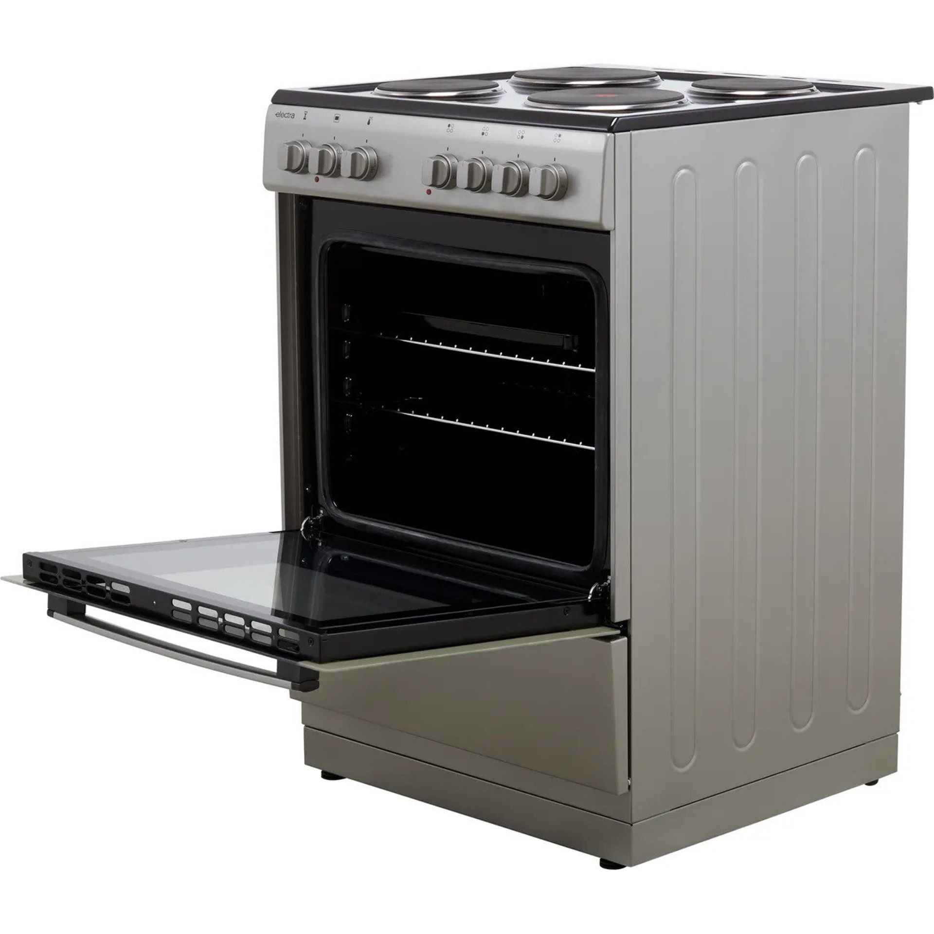 + VAT Grade B ISP £259 - Electra SE60S Electric Cooker With Solid Plate Hob - Oven Capacity 72 - Image 2 of 2